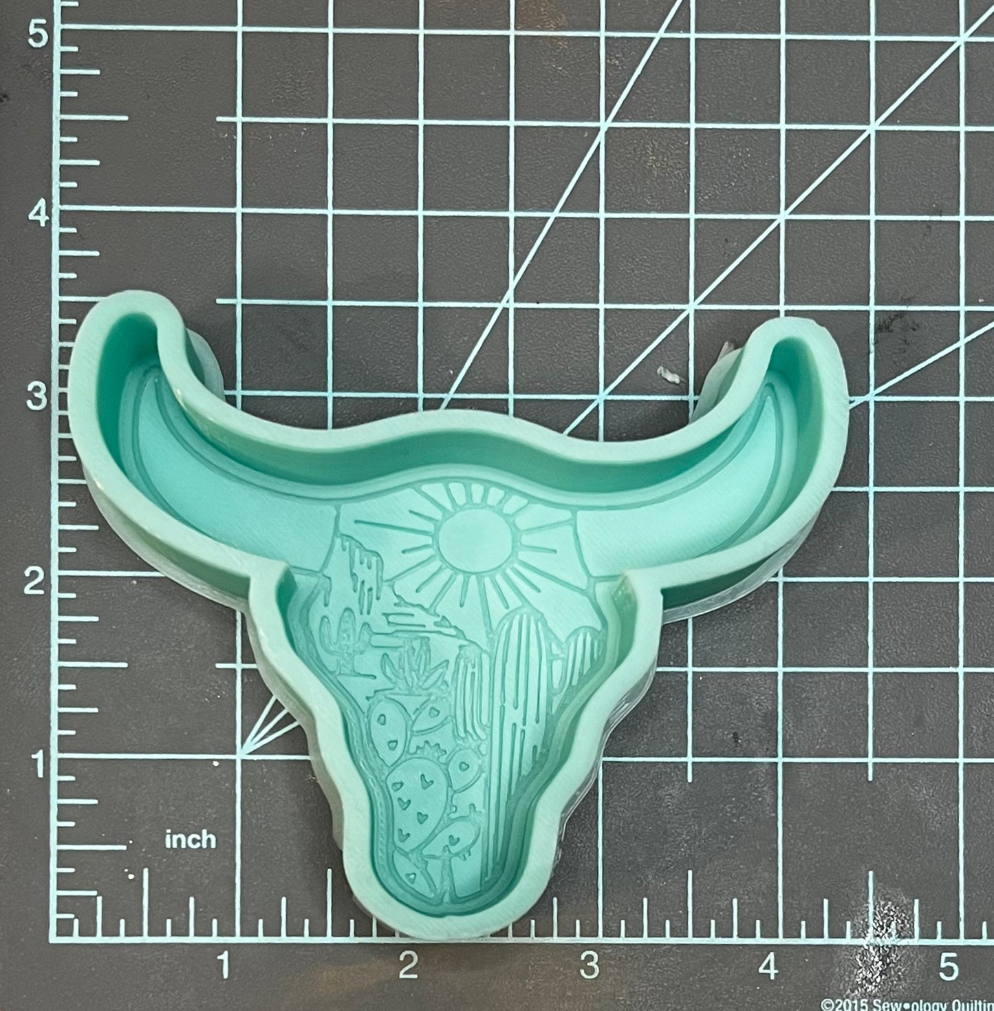{Desert Skull 2} Silicone Mold