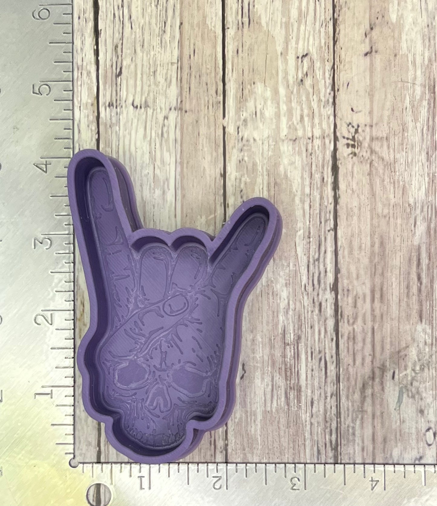 {rock horns} Silicone Mold