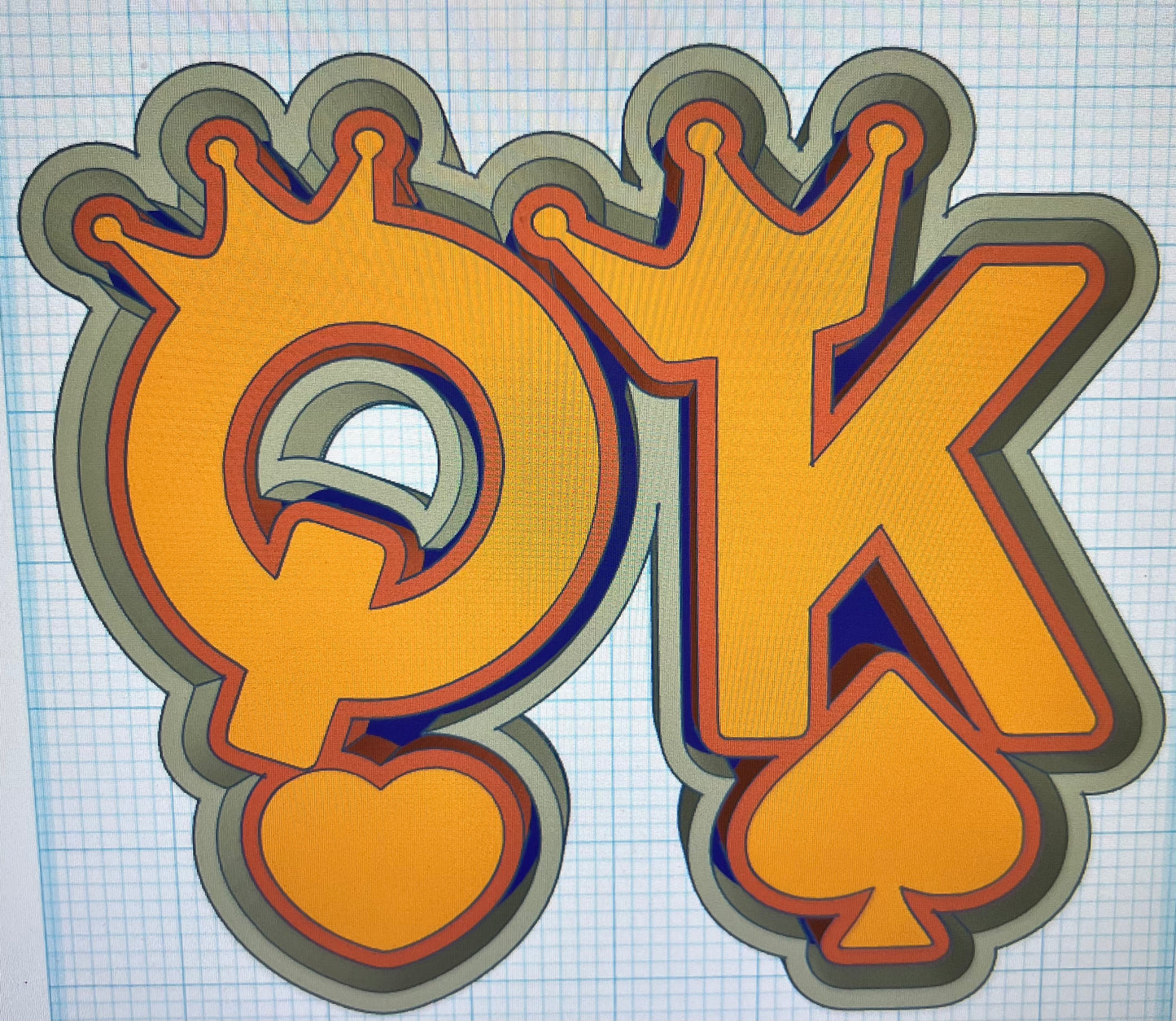 {queen king} Silicone Mold