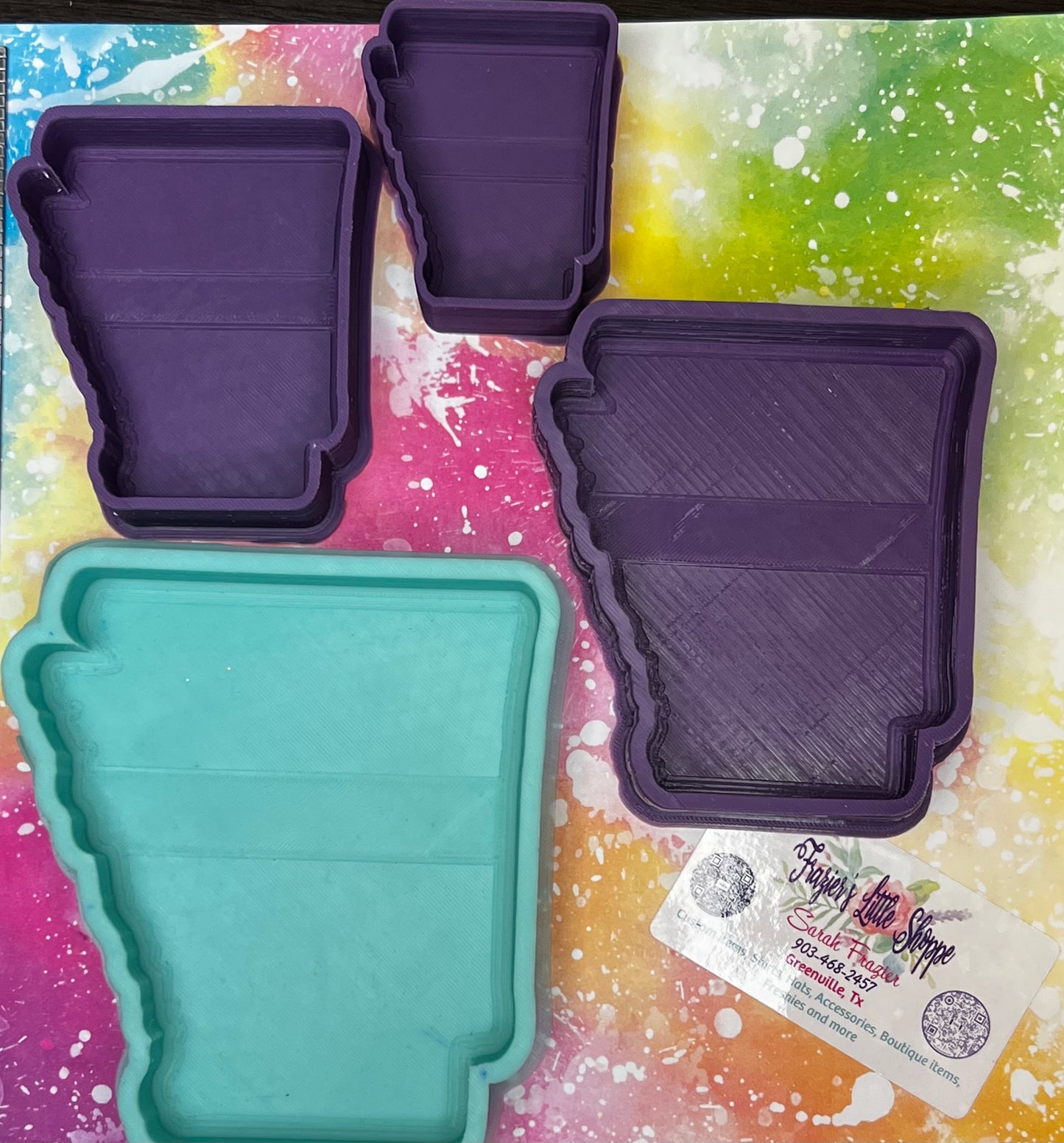 { Arkansas back the line } Silicone Mold