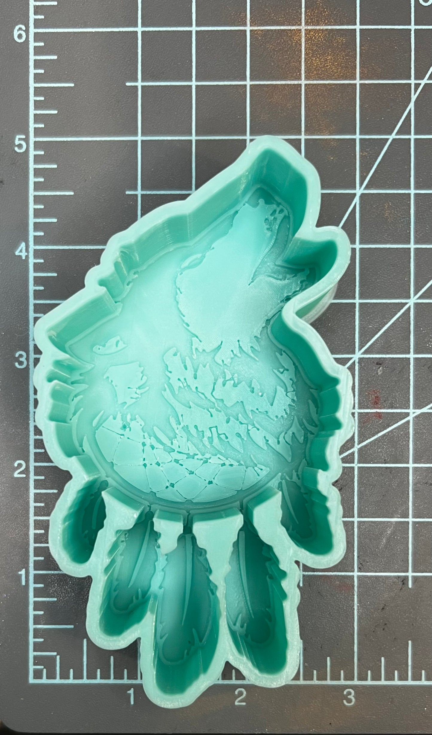 {Wolf Dream Catcher} Silicone Mold