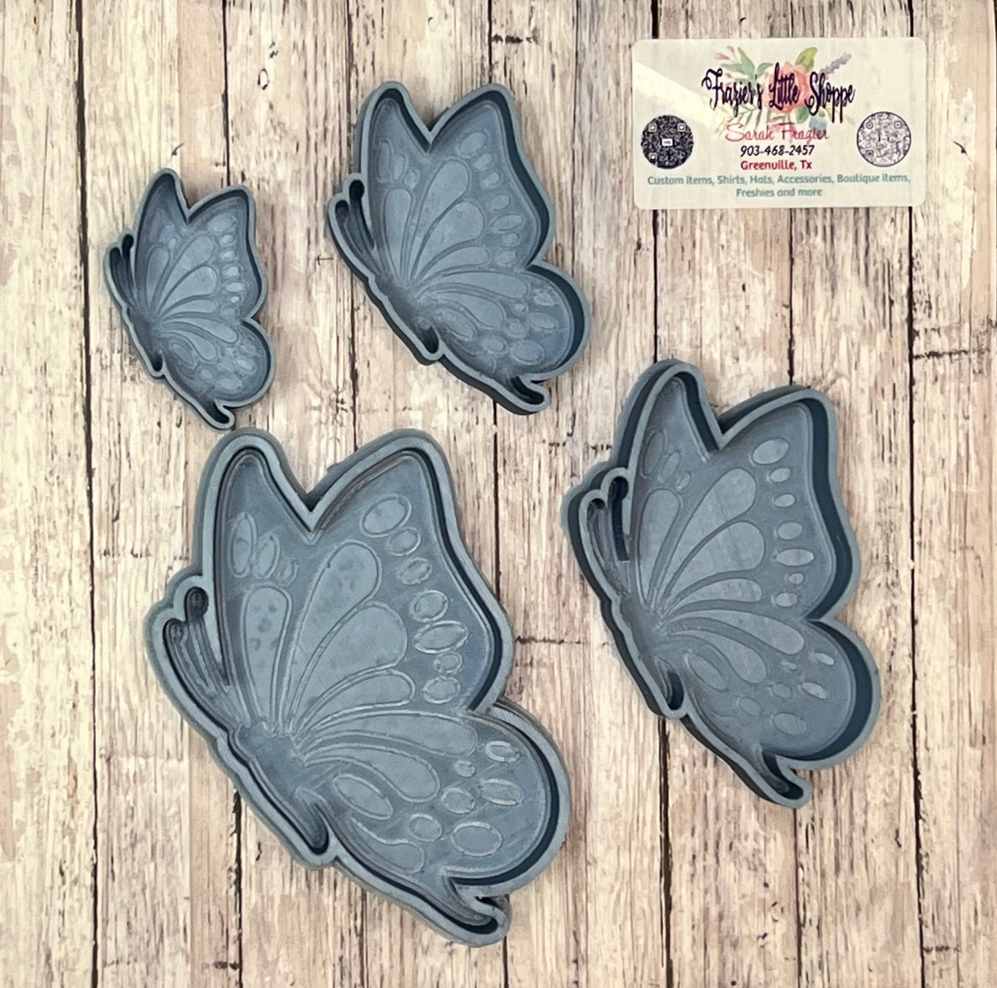 { Butterfly side view } Silicone Mold
