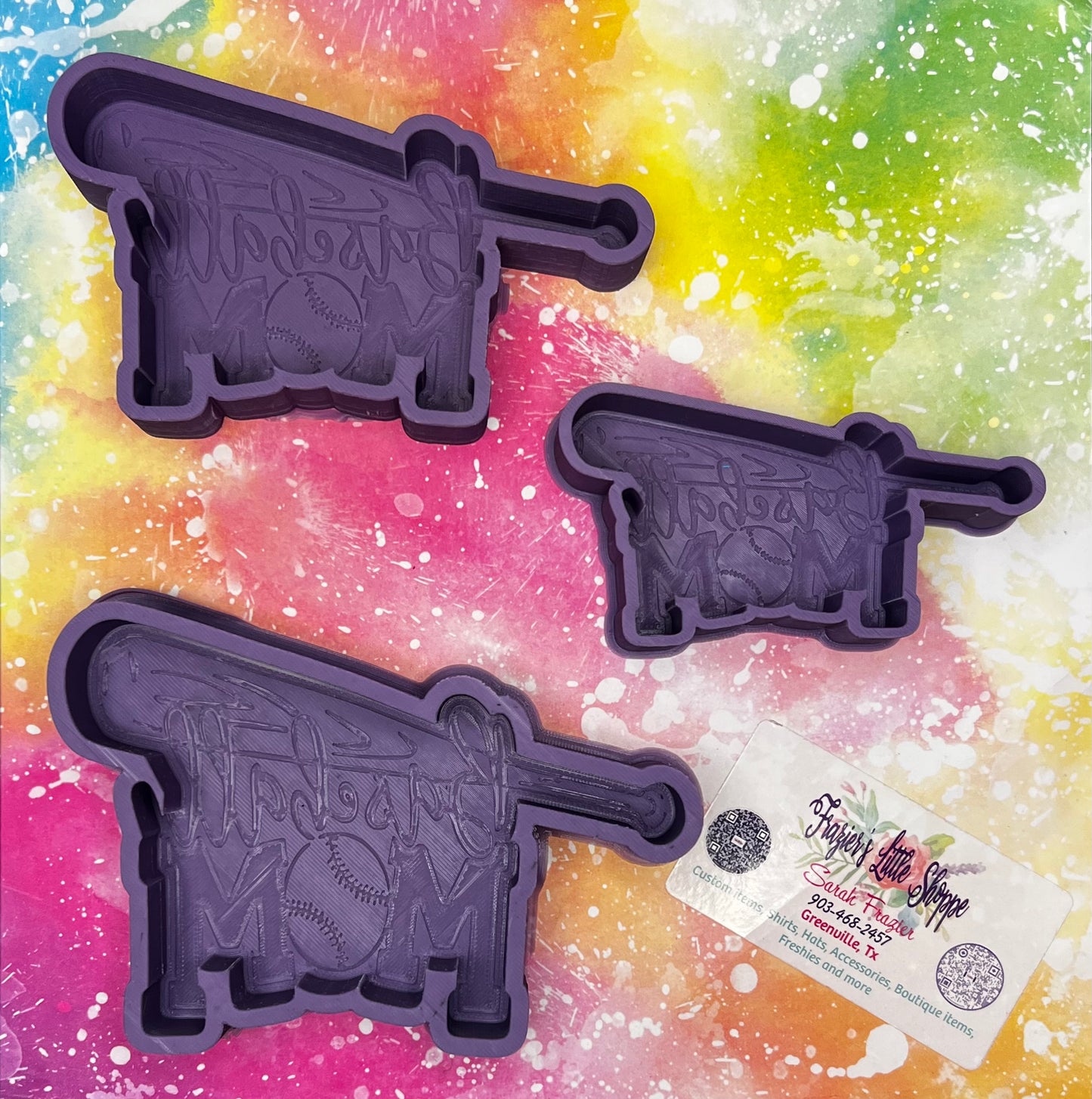 { Baseball mom } Silicone Mold