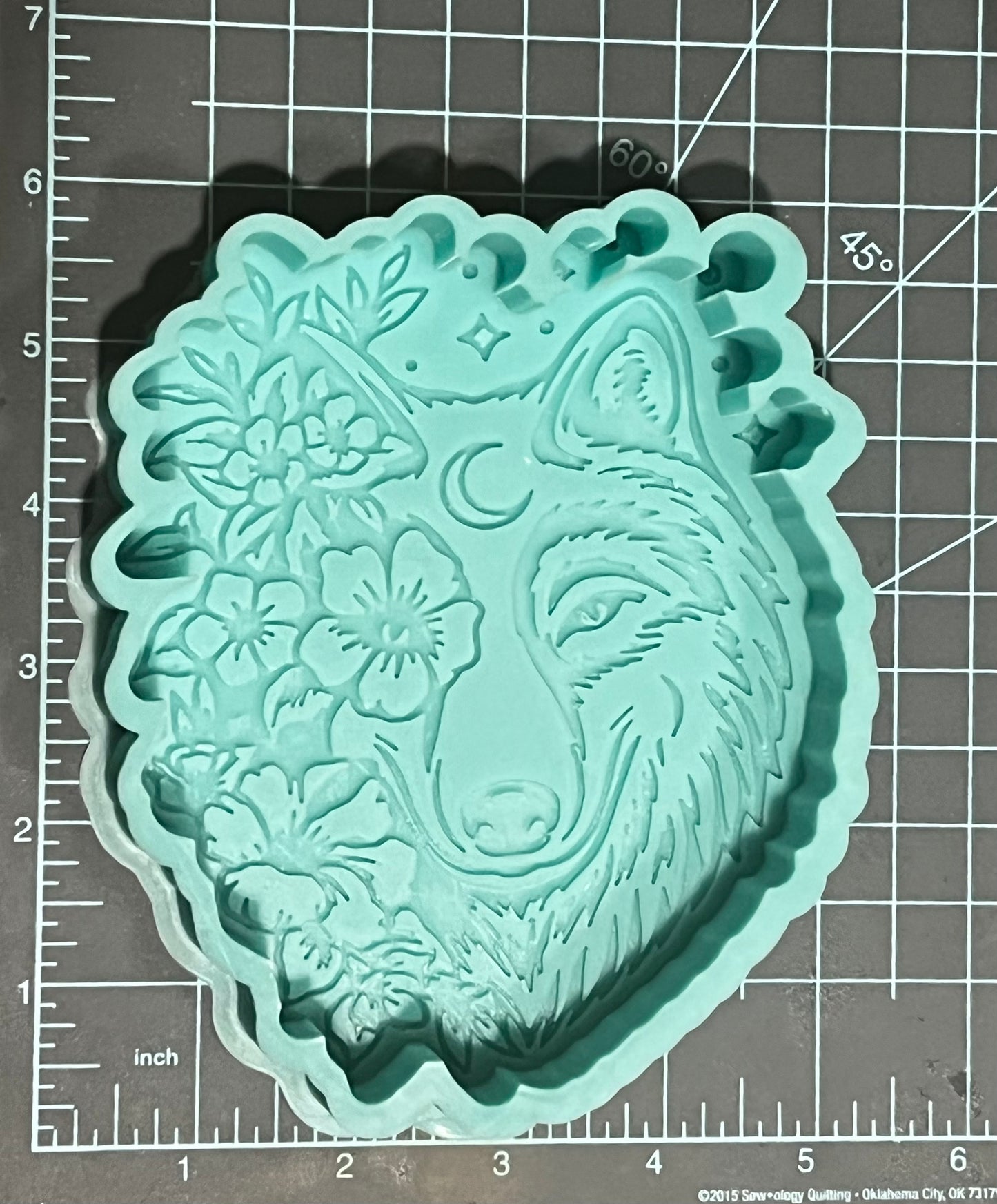 {Wolf Flower 2} Silicone Mold