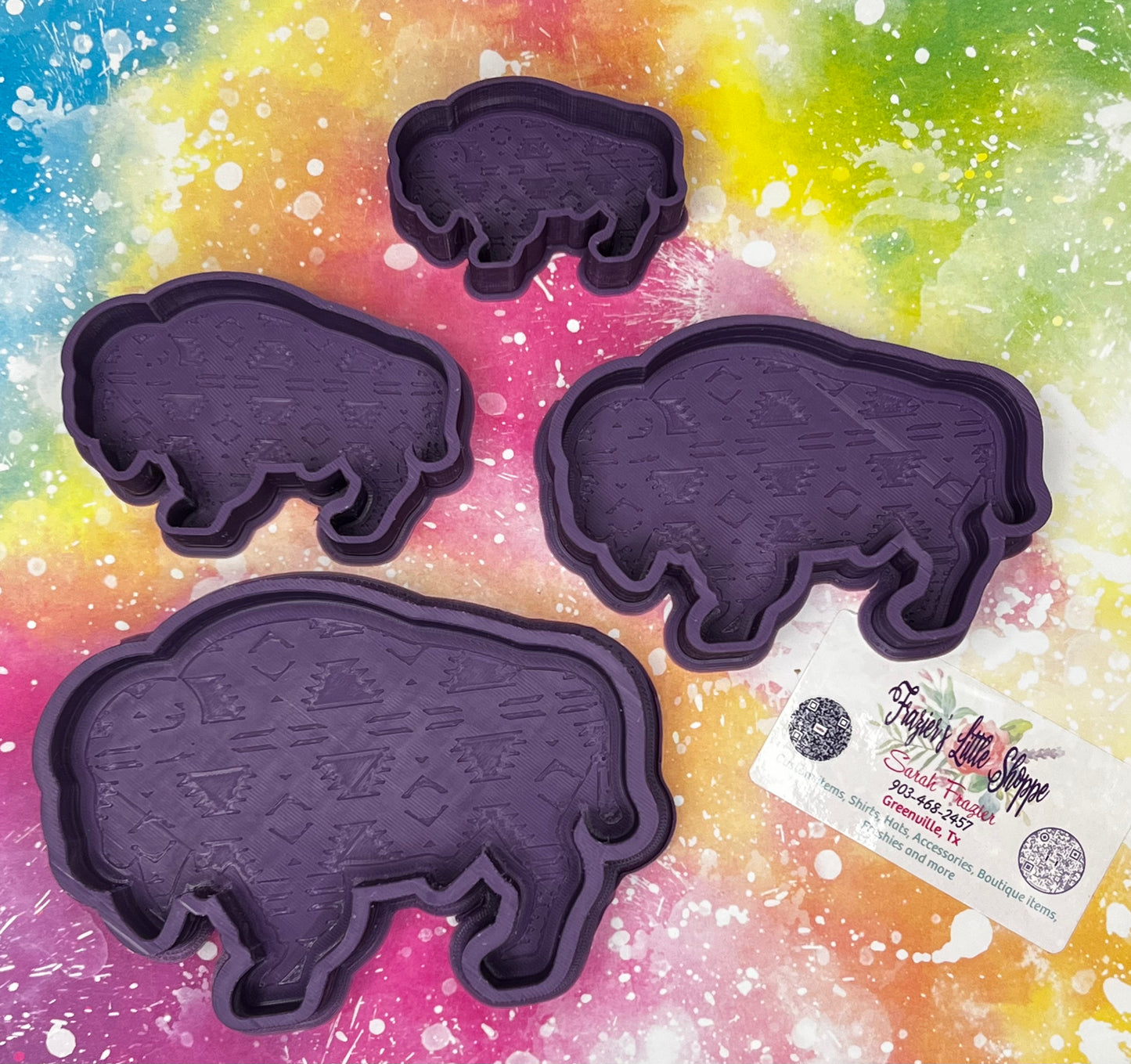 {Aztec Buffalo} Silicone Mold