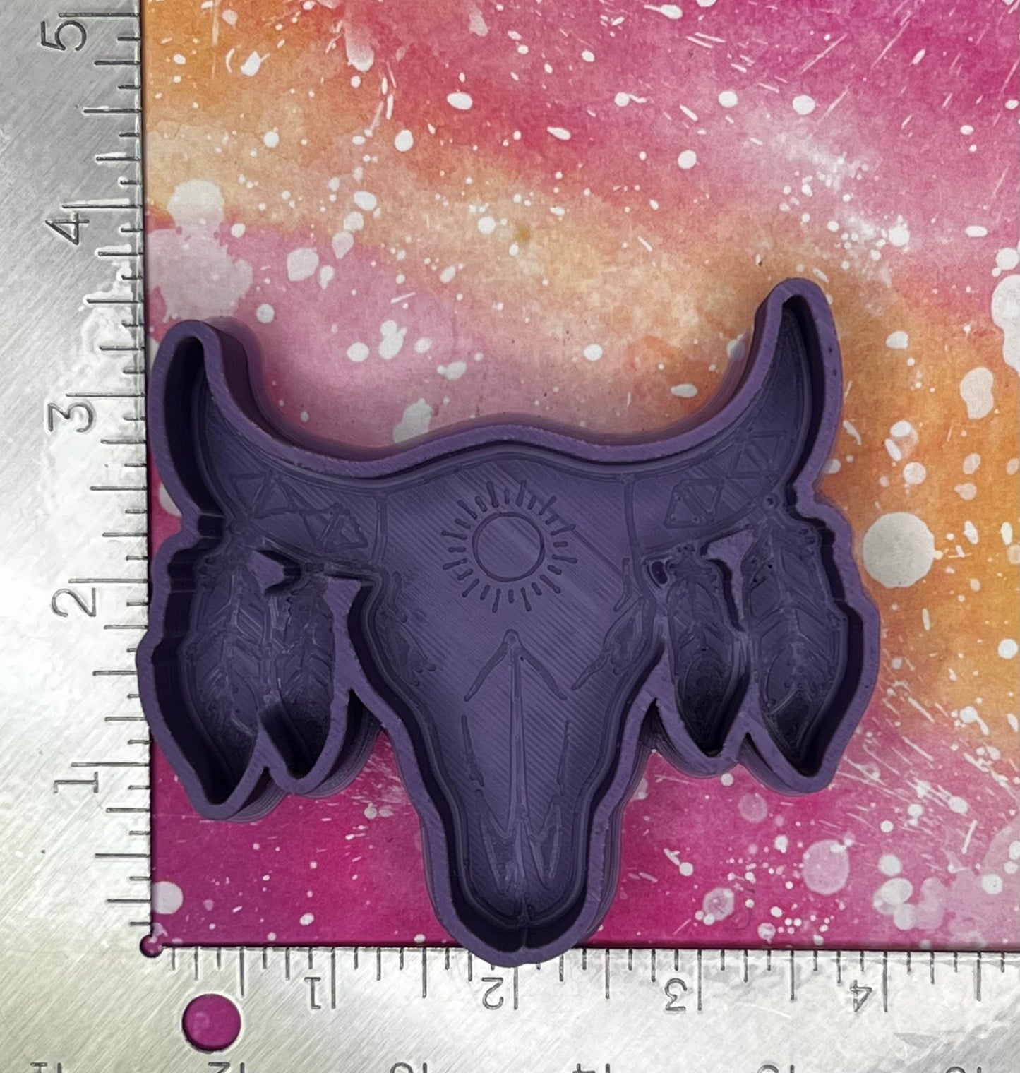 { Bull w feathers } Silicone Mold