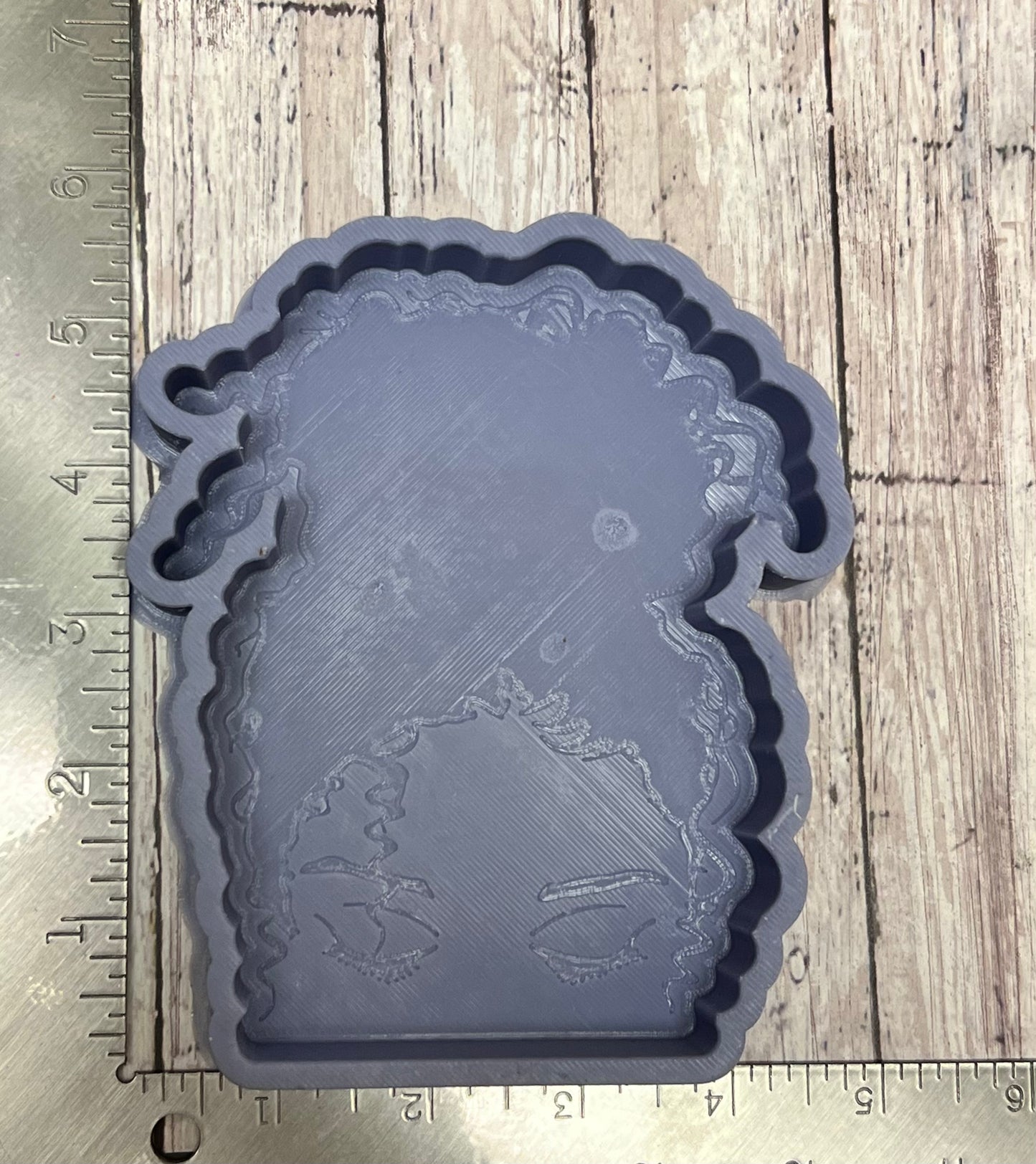 { Curly bun } Silicone Mold