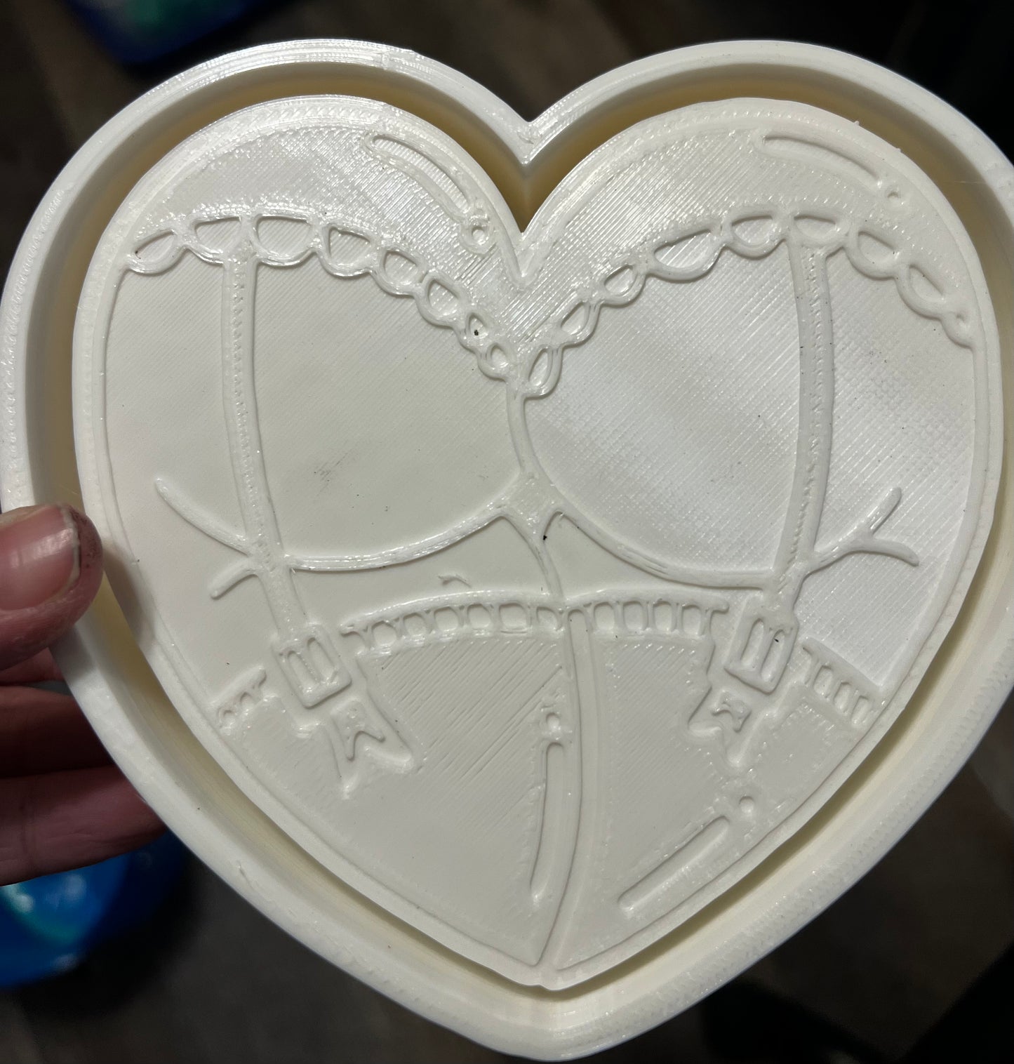 {lace and straps} Silicone Mold