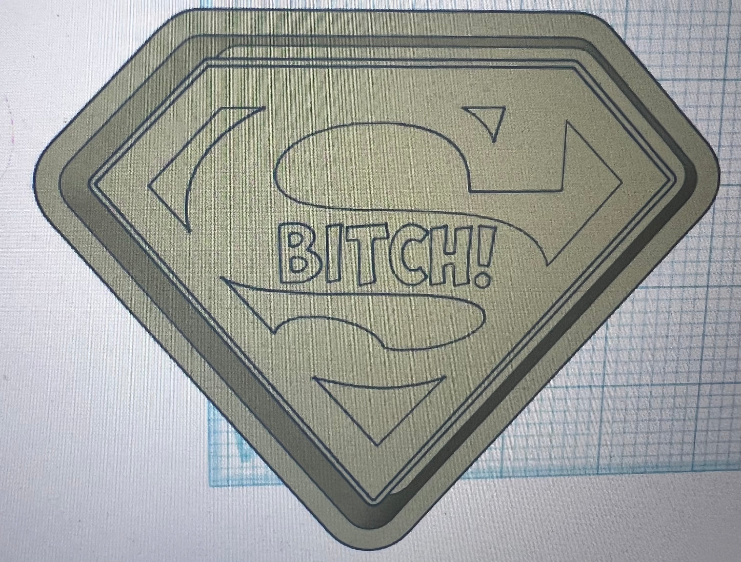 {super bitch} Silicone Mold