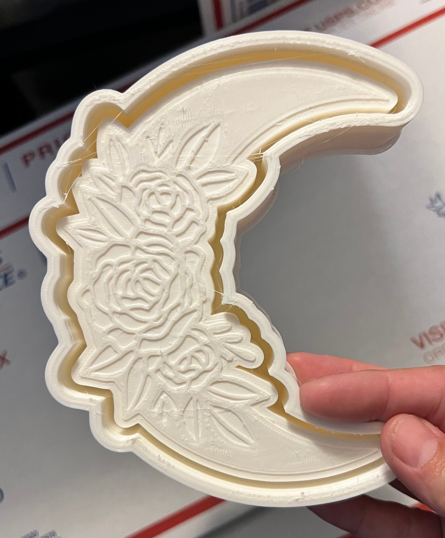 {moon rose} Silicone Mold