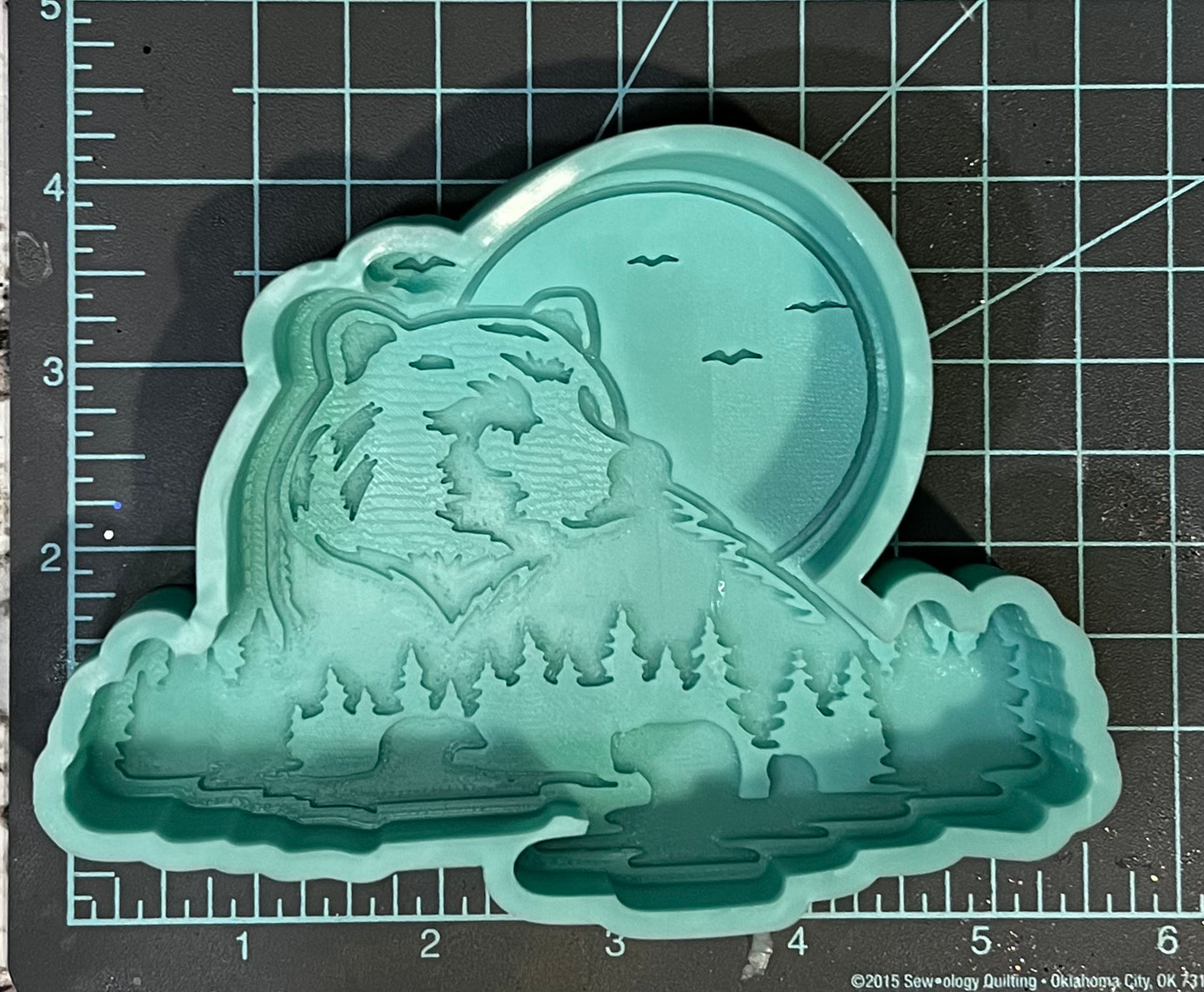 {Bear Moon} Silicone Mold