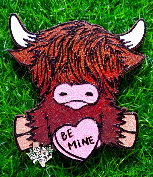 {be mine highland} Silicone Mold