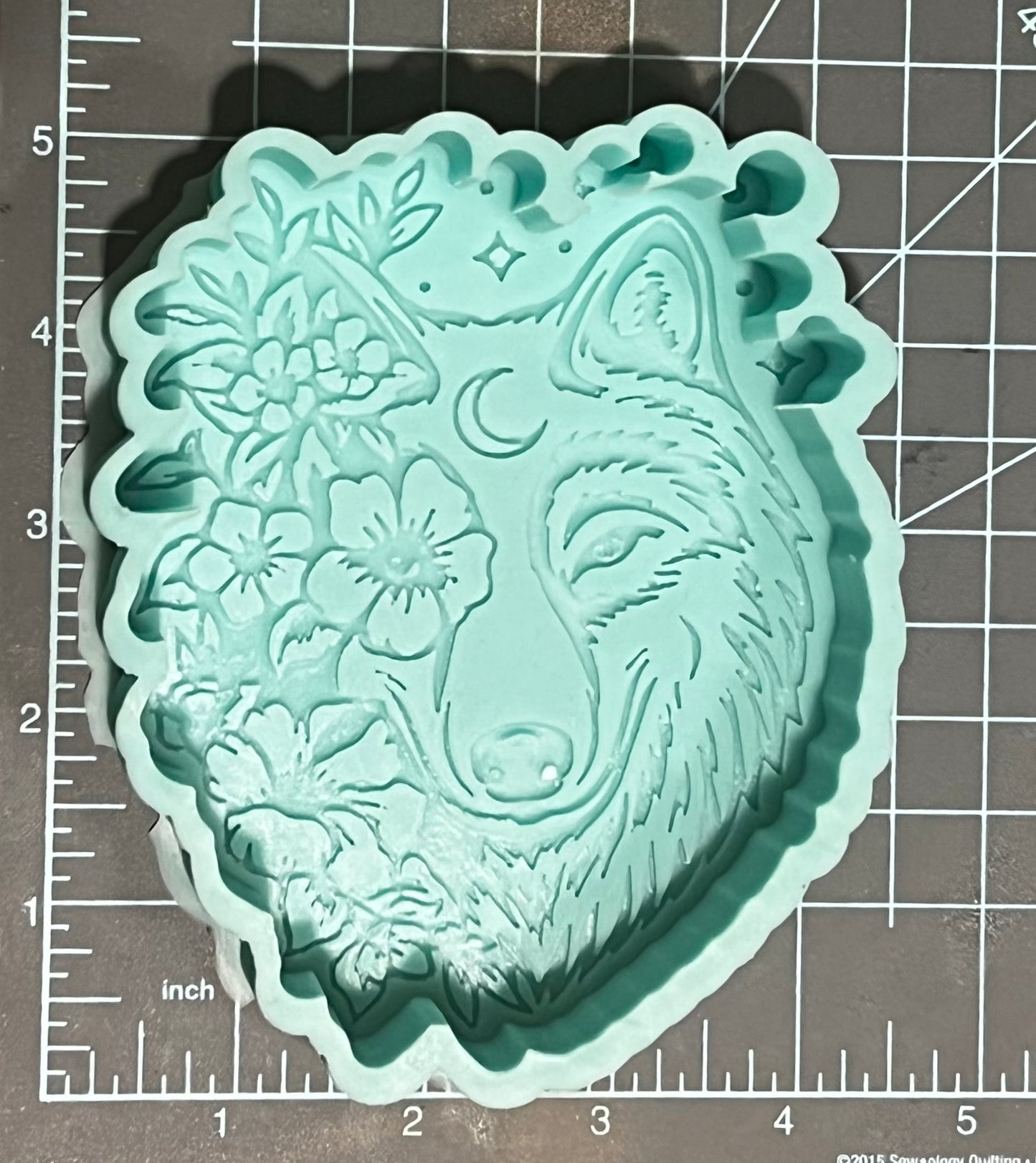 {Wolf Flower 2} Silicone Mold