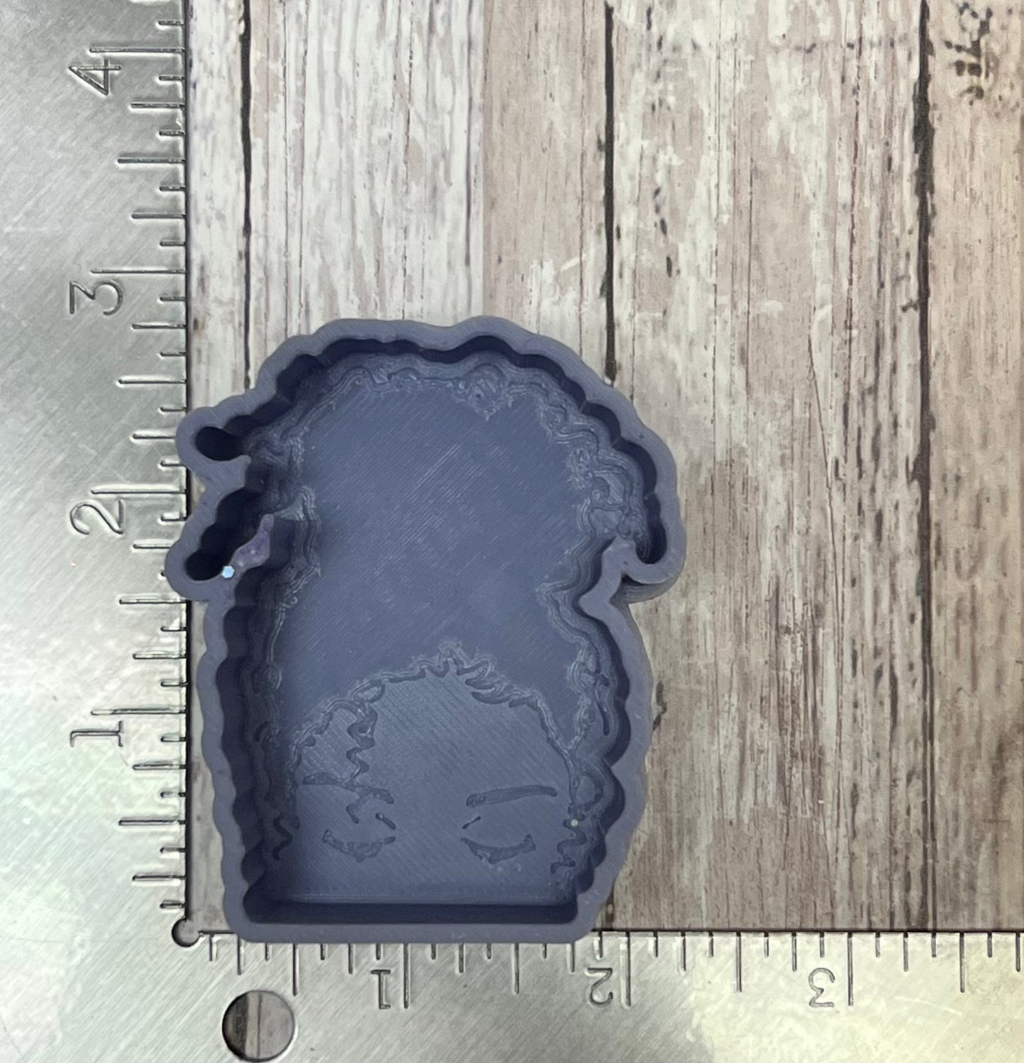 { Curly bun } Silicone Mold