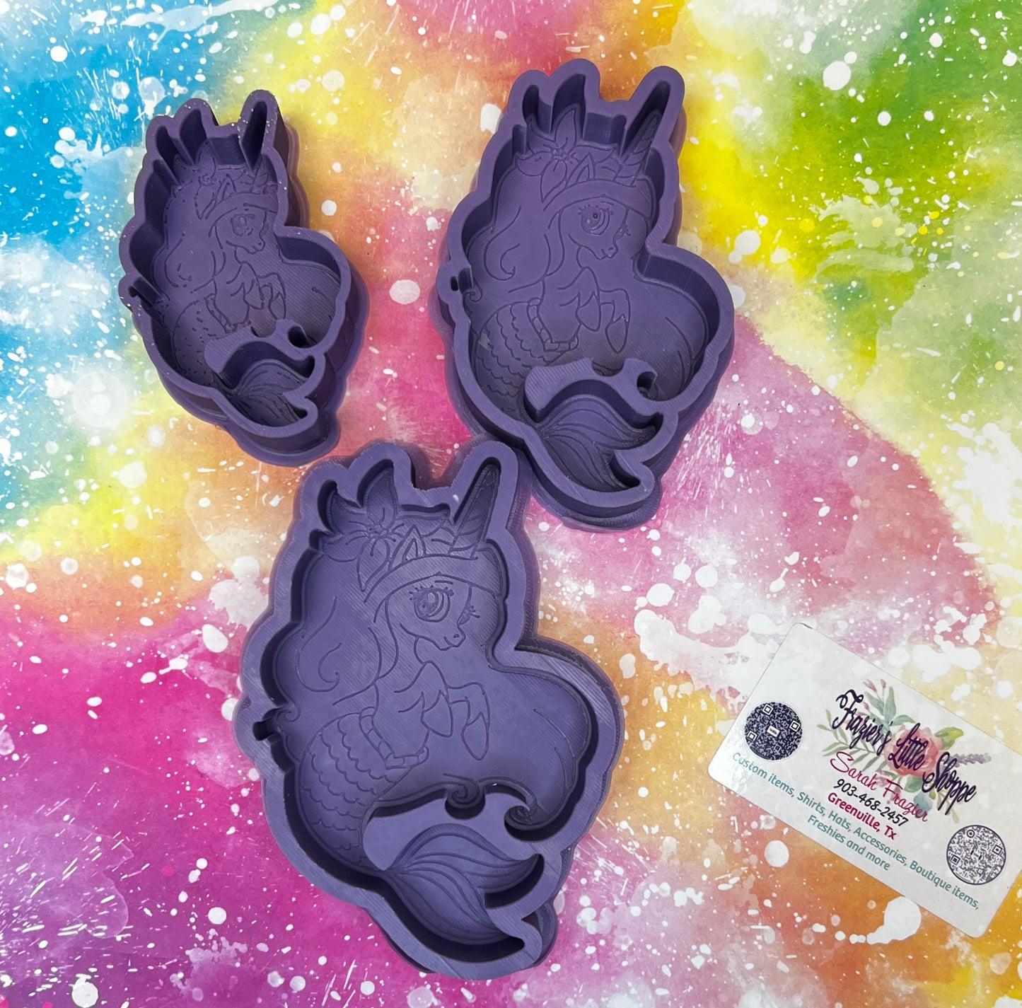 {Unicorn mermaid} Silicone Mold