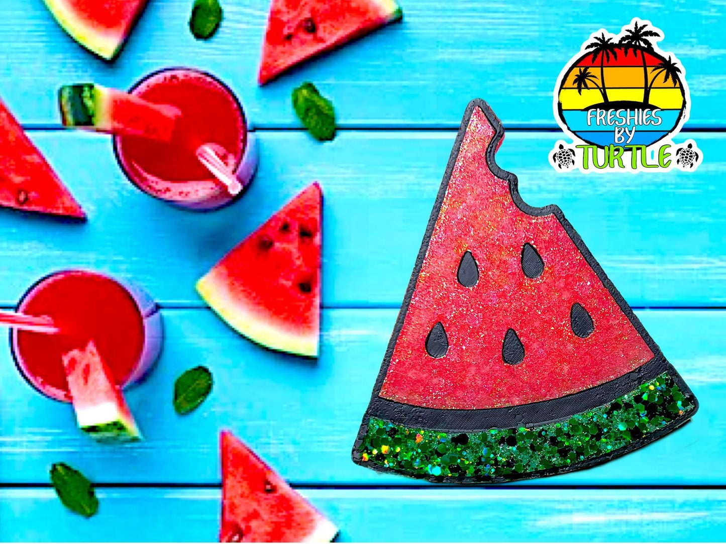 {watermelon 1/4 } Silicone Mold