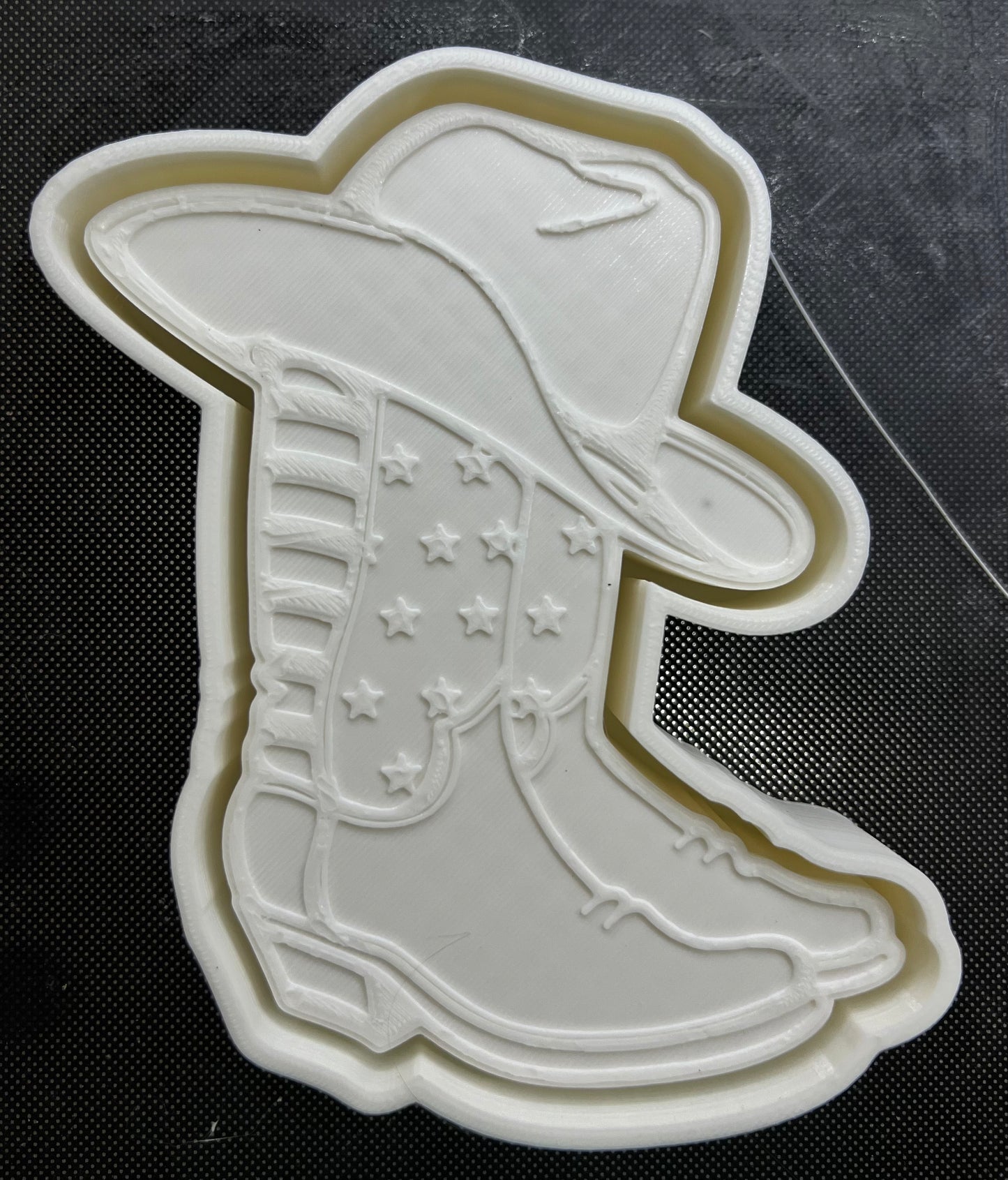 {American flag boots w hat} Silicone Mold