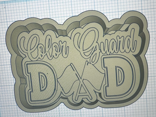 {color guard dad} Silicone Mold