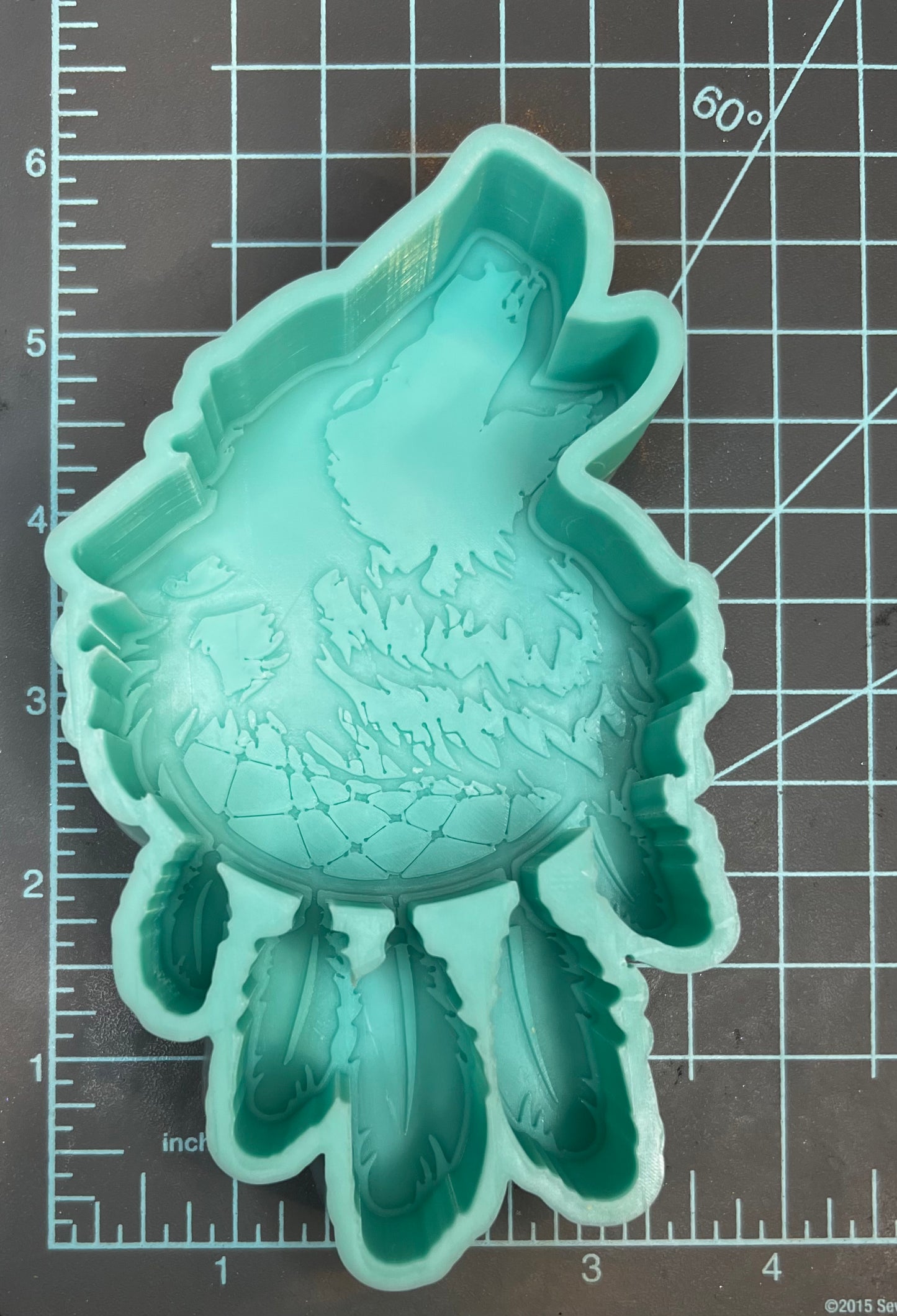 {Wolf Dream Catcher} Silicone Mold