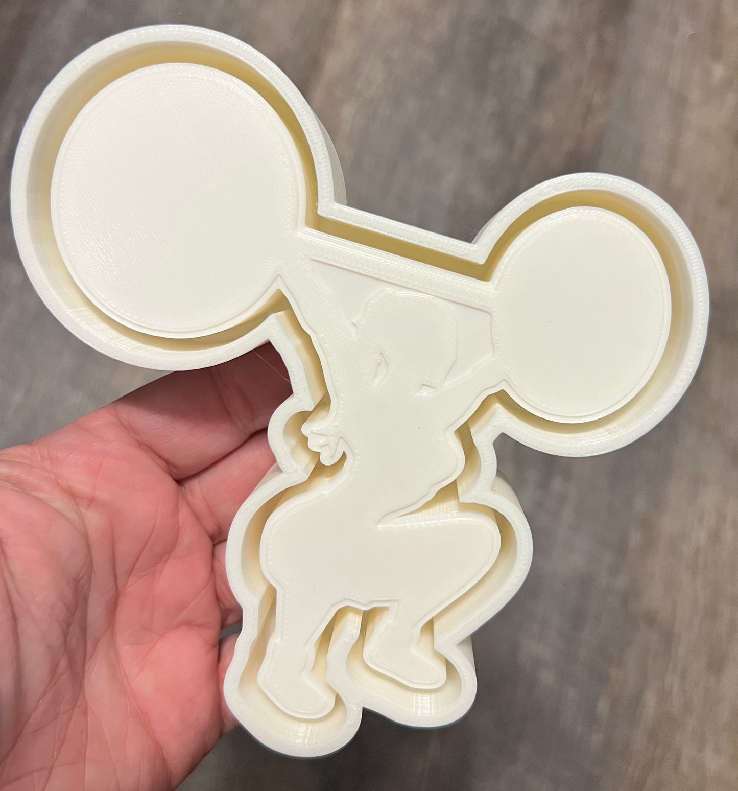 {powerlifting girl} Silicone Mold