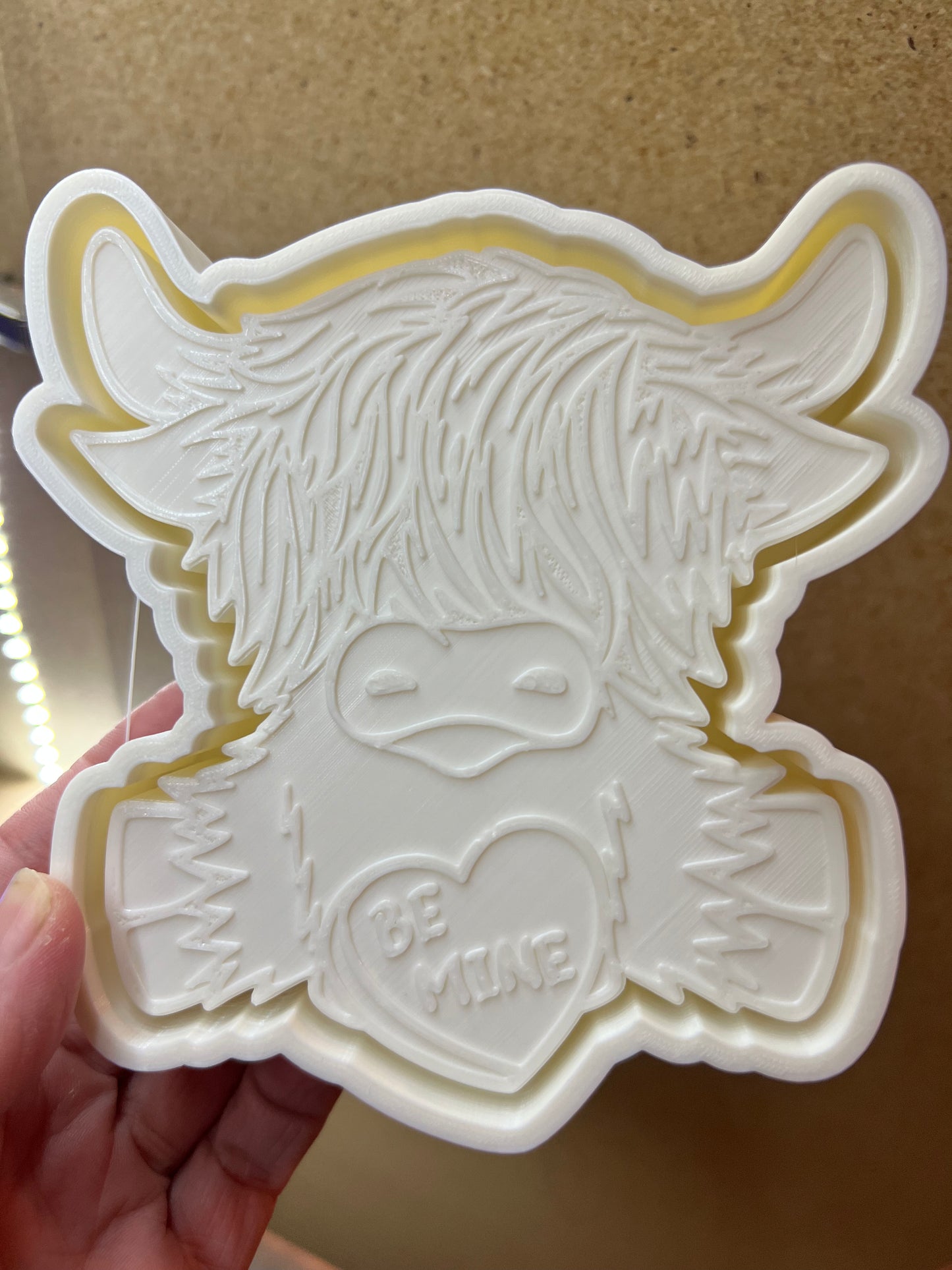 {be mine highland} Silicone Mold