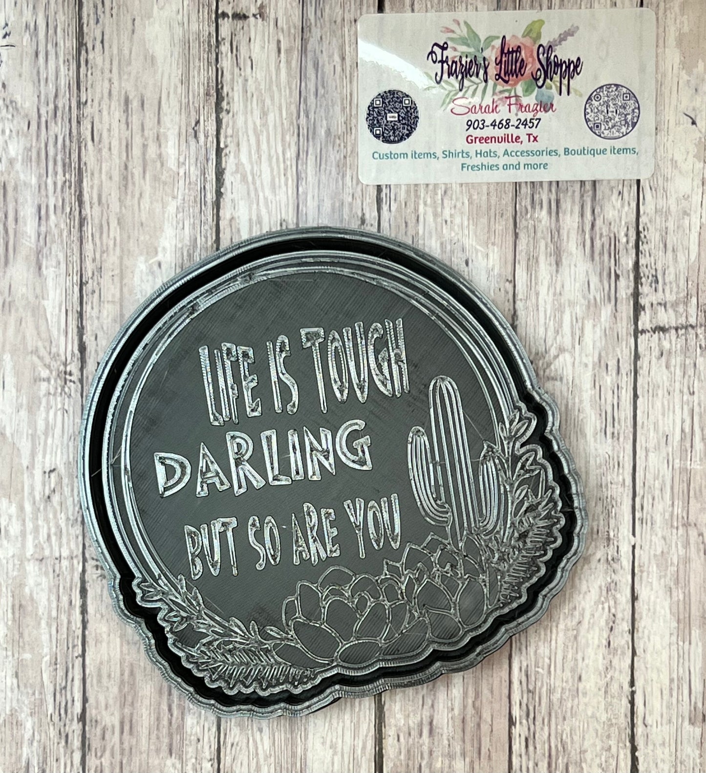 {Life is tough} Silicone Mold