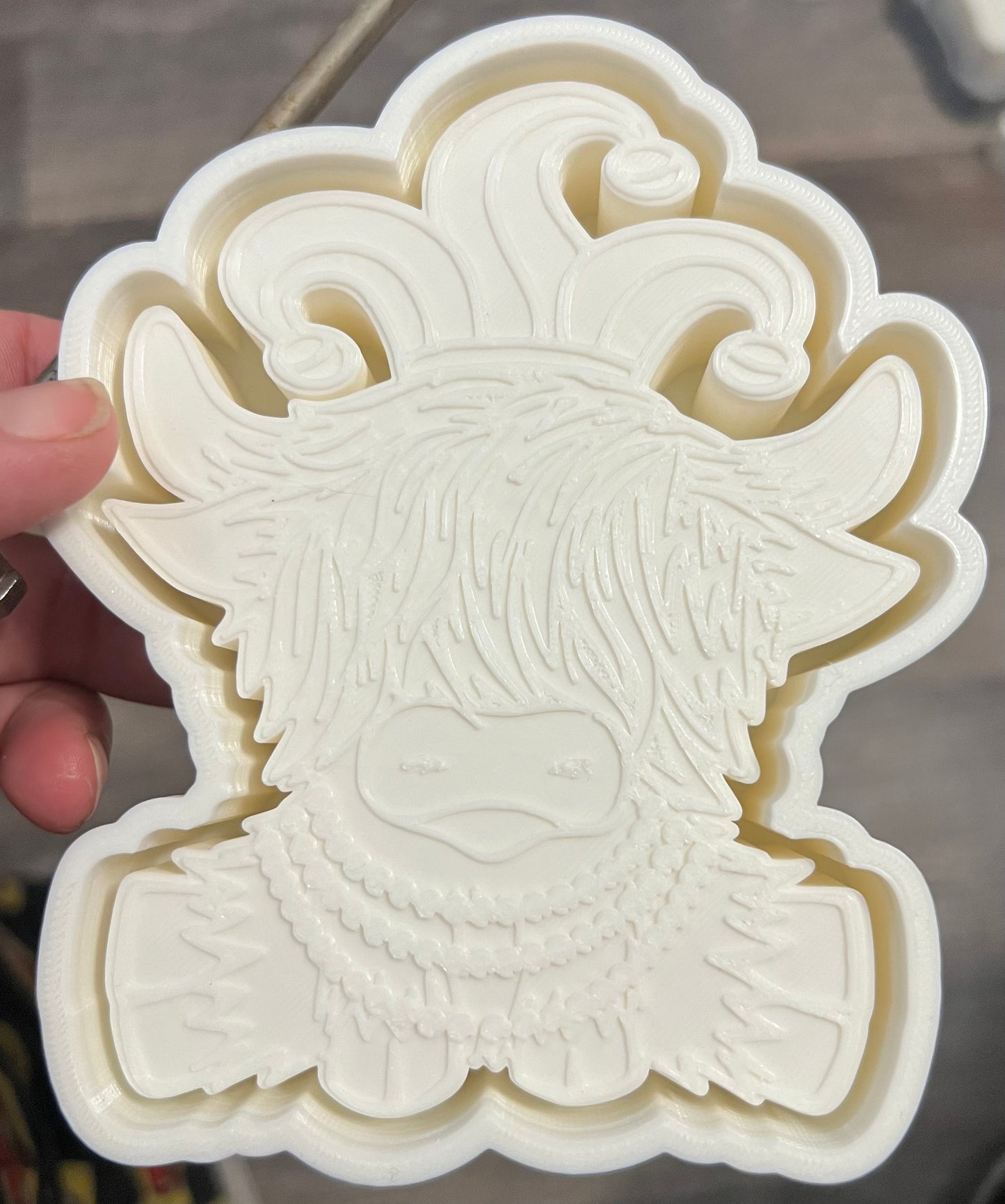 {Mardi Gras highland} Silicone Mold