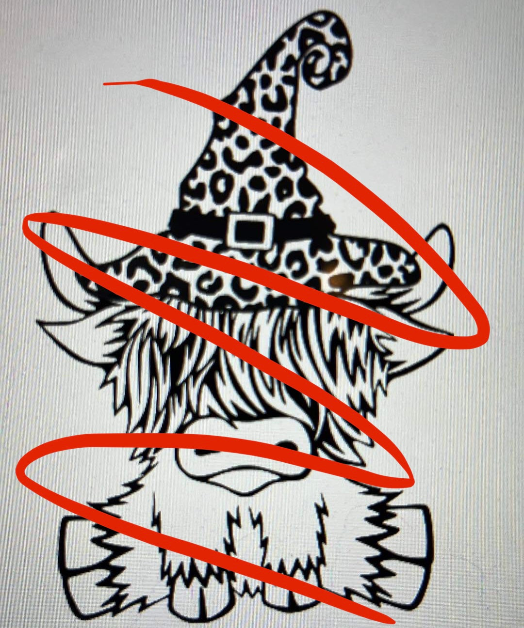 {witch highland} Silicone Mold