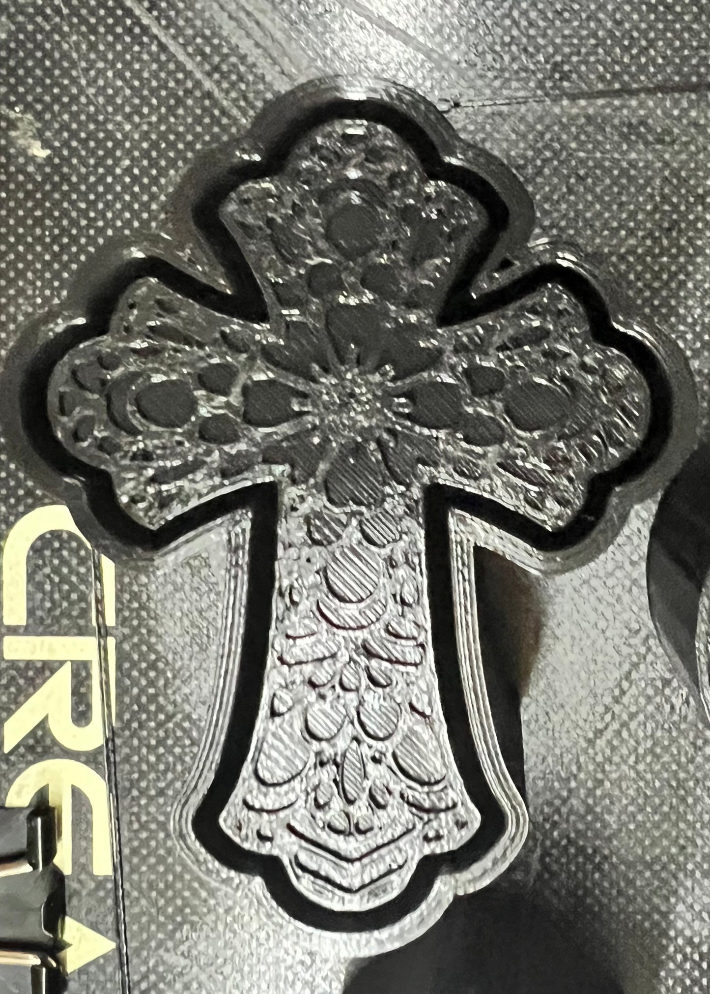 {flower cross} Silicone Mold