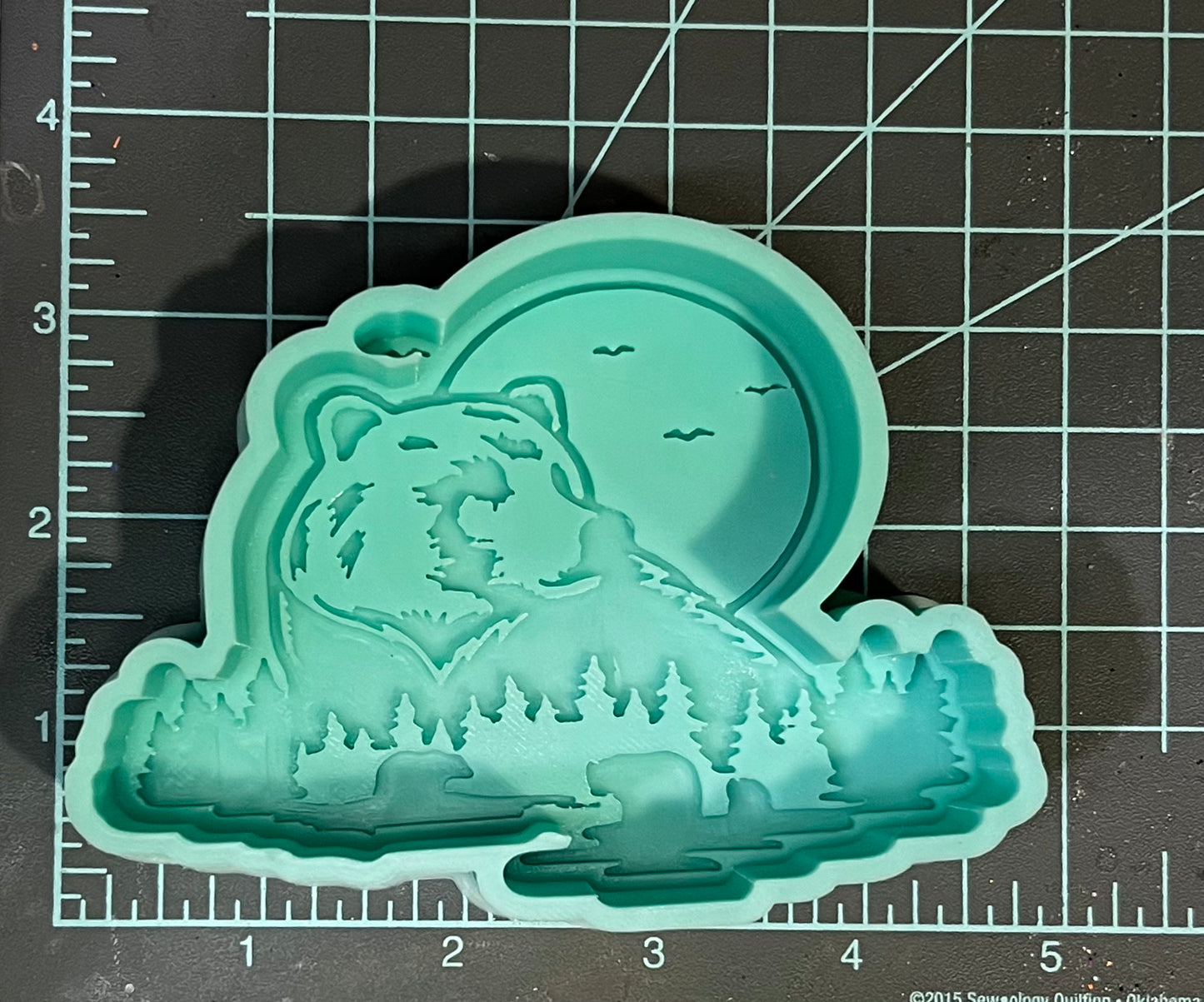 {Bear Moon} Silicone Mold