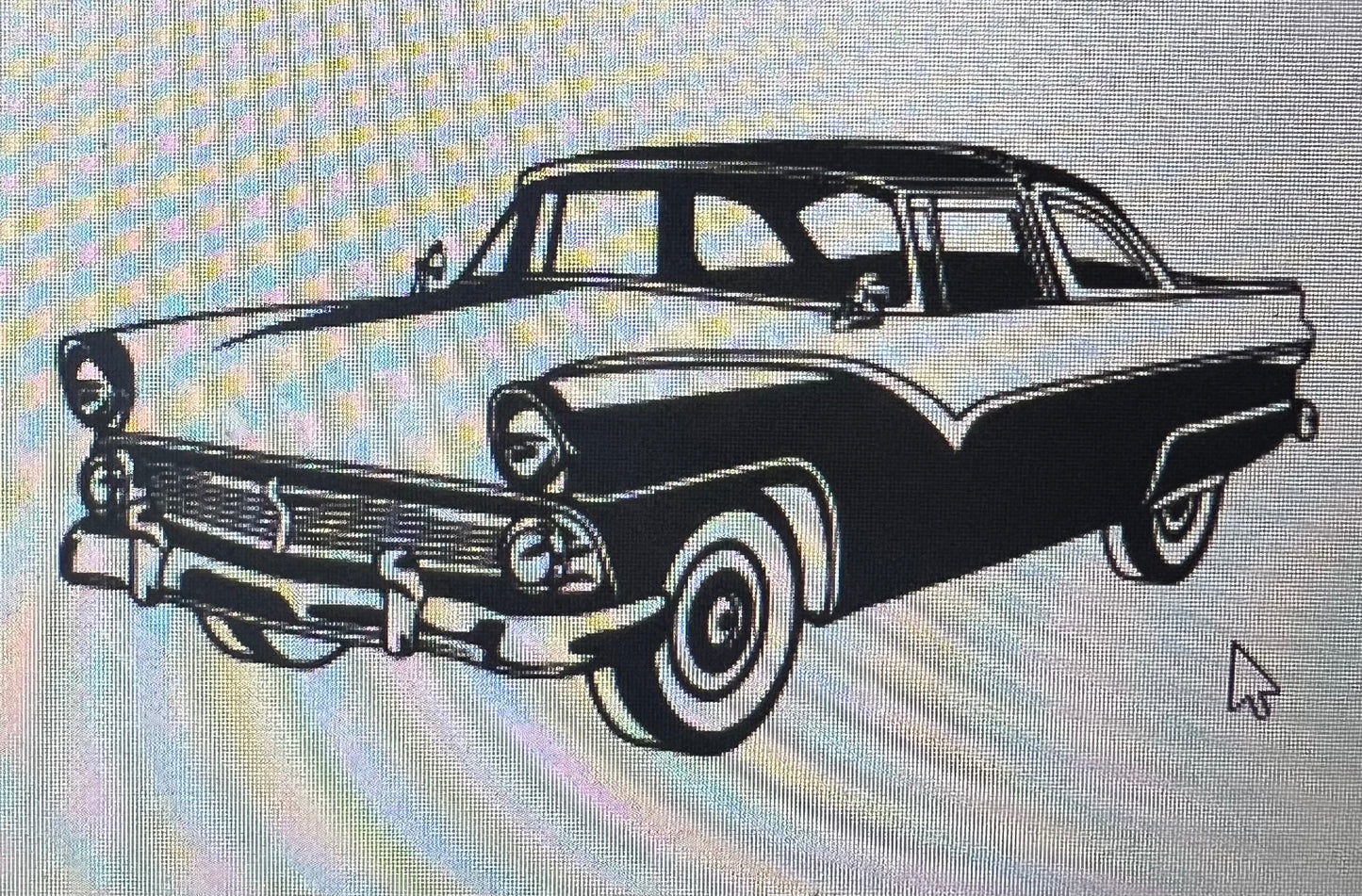 {55 ford fairlane} Silicone Mold
