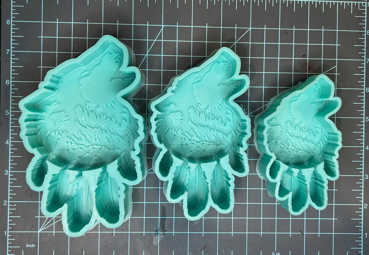 {Wolf Dream Catcher} Silicone Mold