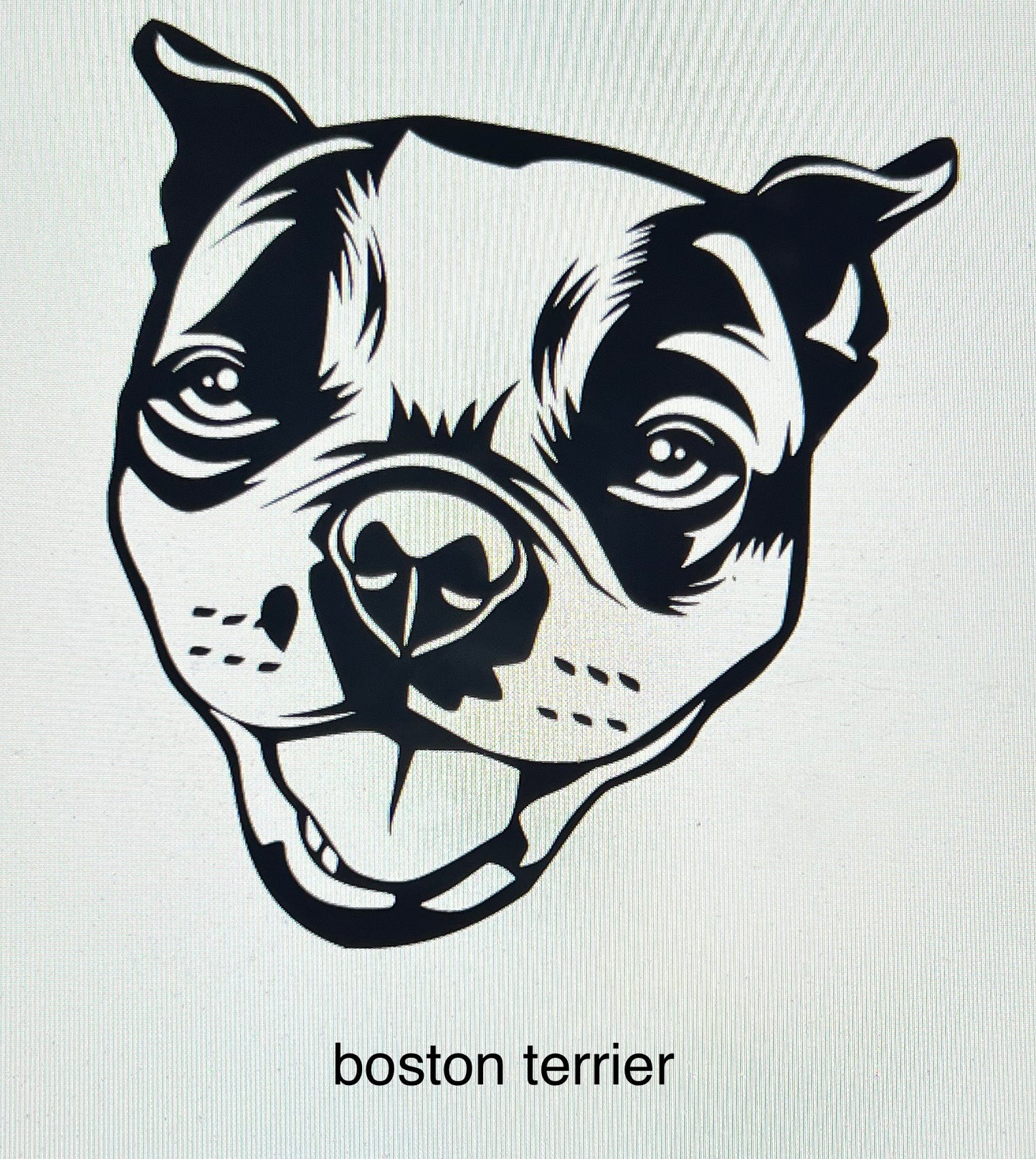 {boston terrier} Silicone Mold