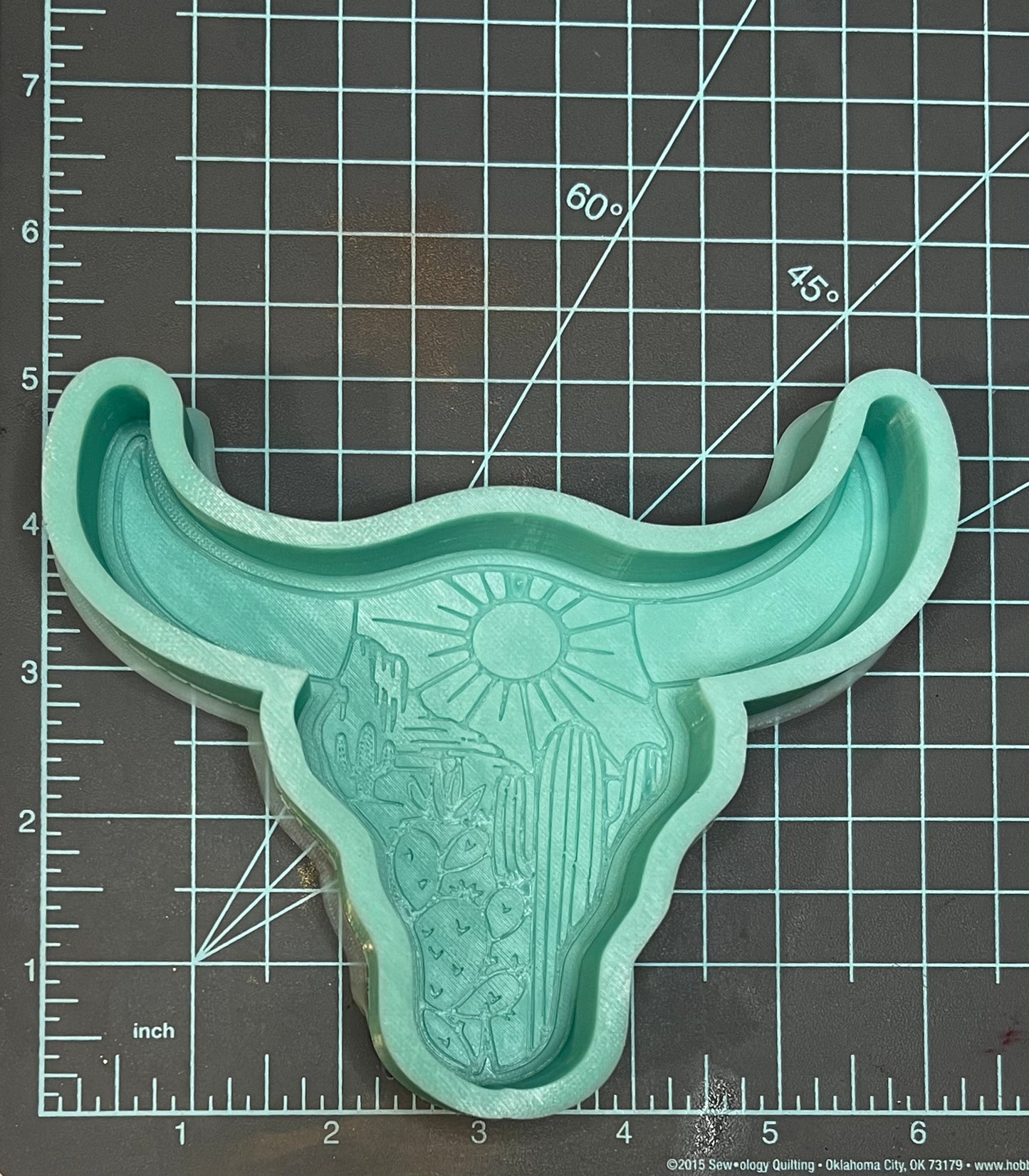 {Desert Skull 2} Silicone Mold