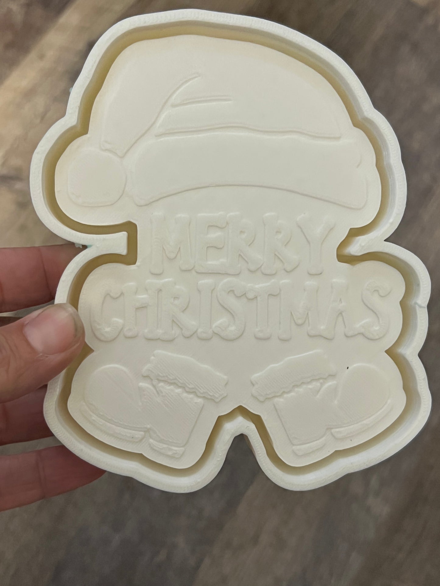 {Merry Christmas santa boots} Silicone Mold