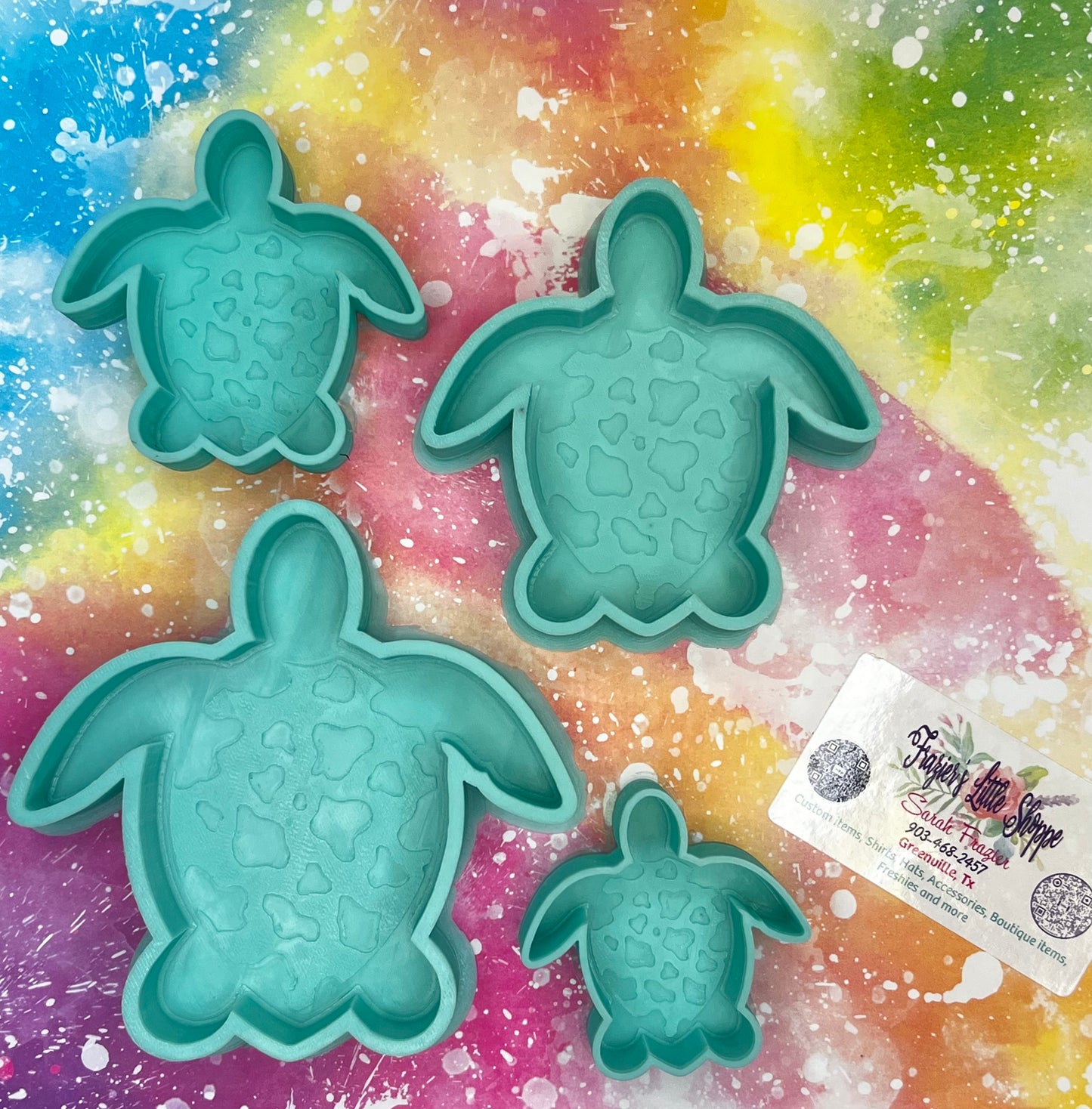 {Sea Turtle Cow} Silicone Mold