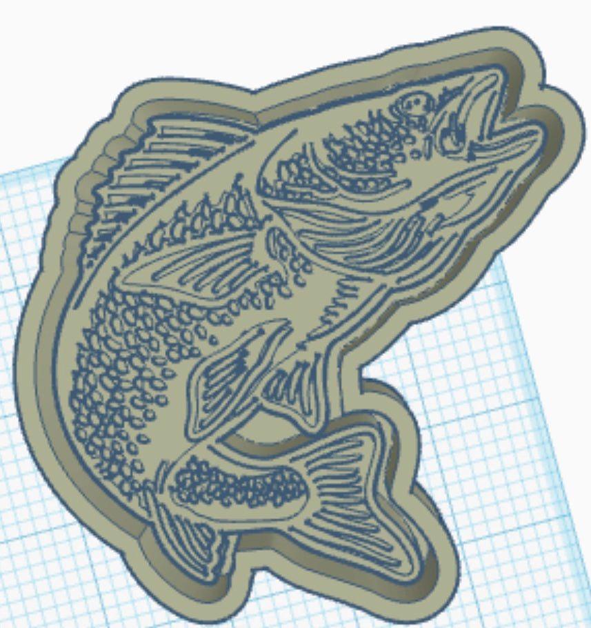 {walleye} Silicone Mold