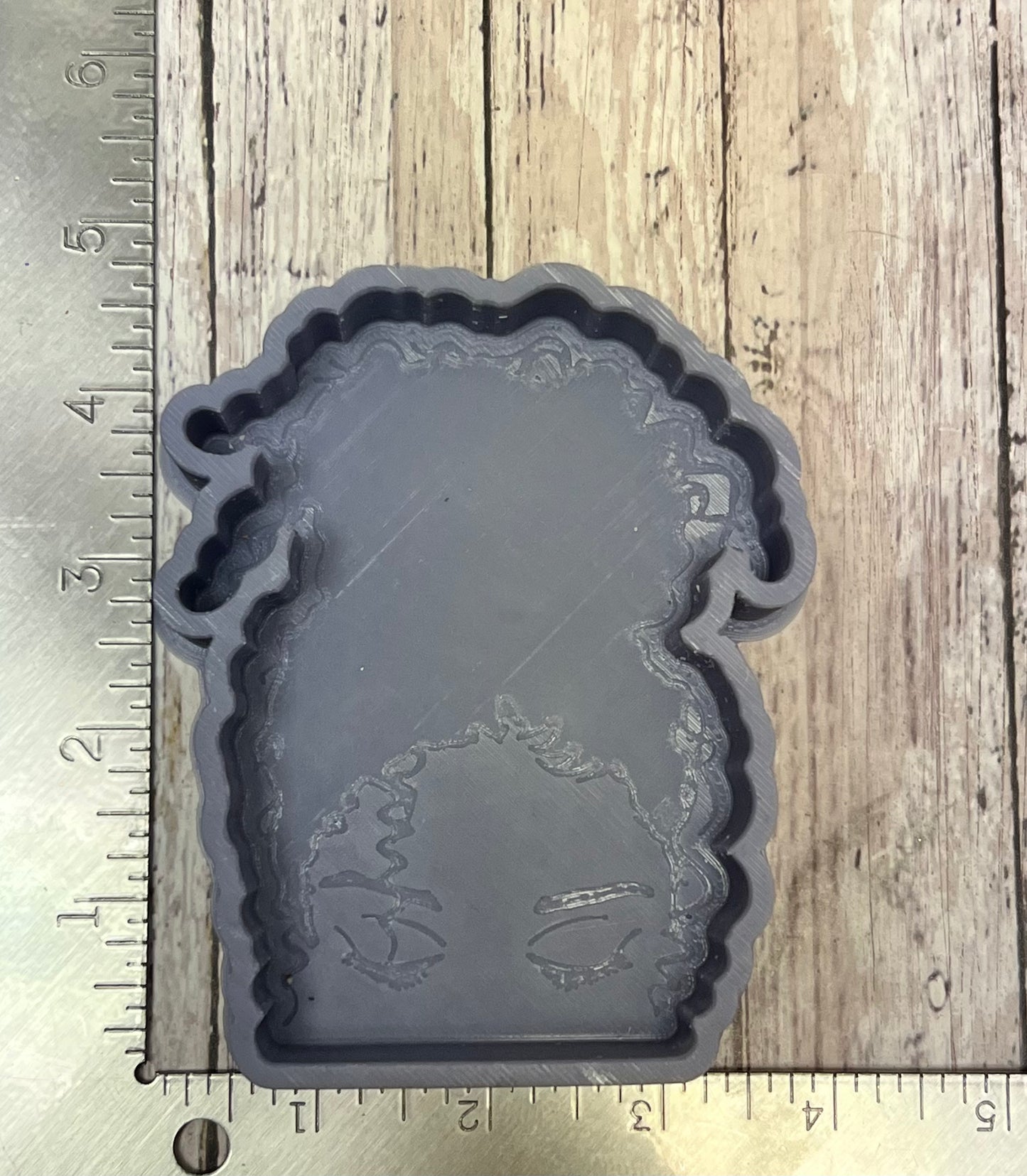 { Curly bun } Silicone Mold