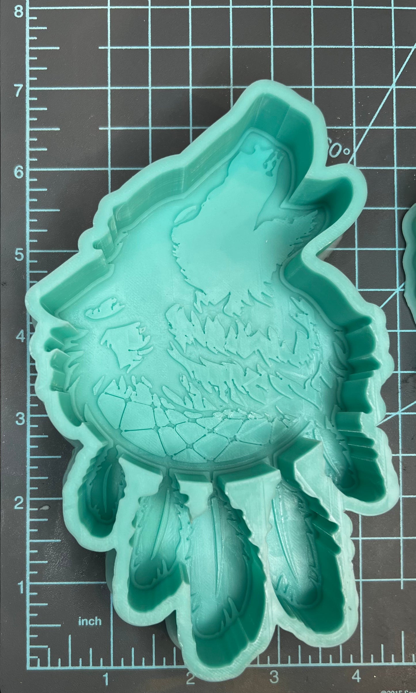 {Wolf Dream Catcher} Silicone Mold