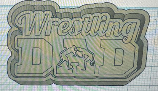 {wrestling dad} Silicone Mold