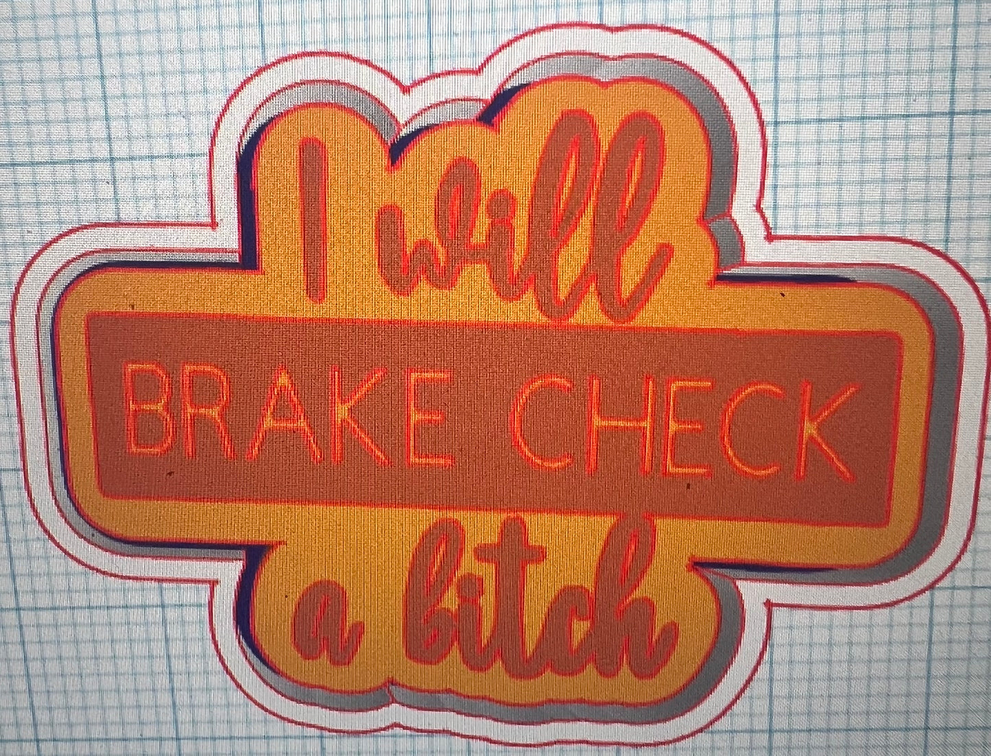 {break check} Silicone Mold