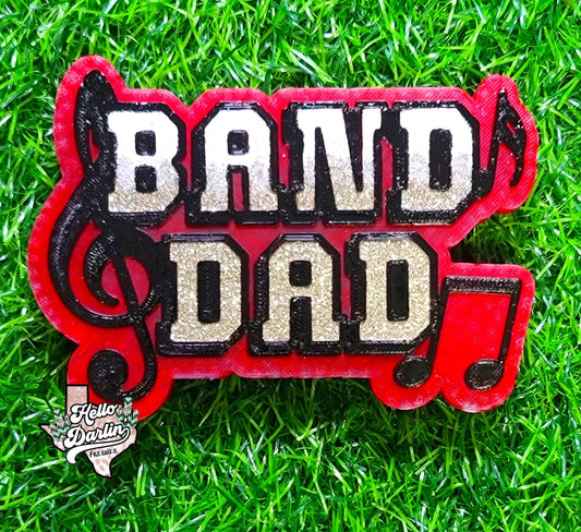 {band dad} Silicone Mold
