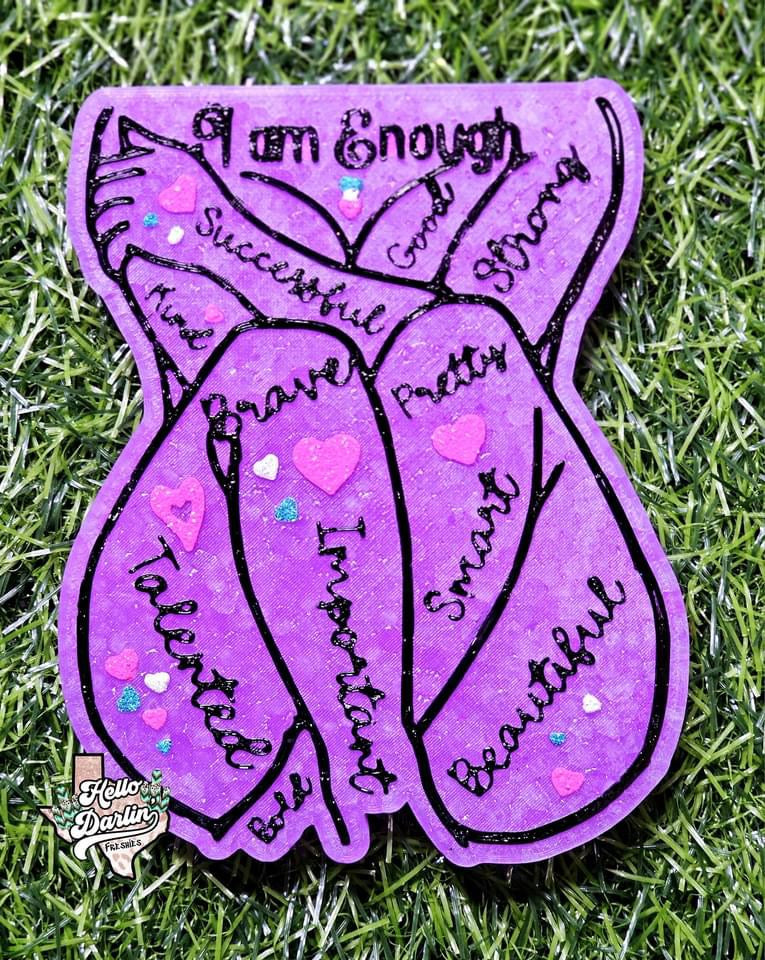 { I am enough } Silicone Mold