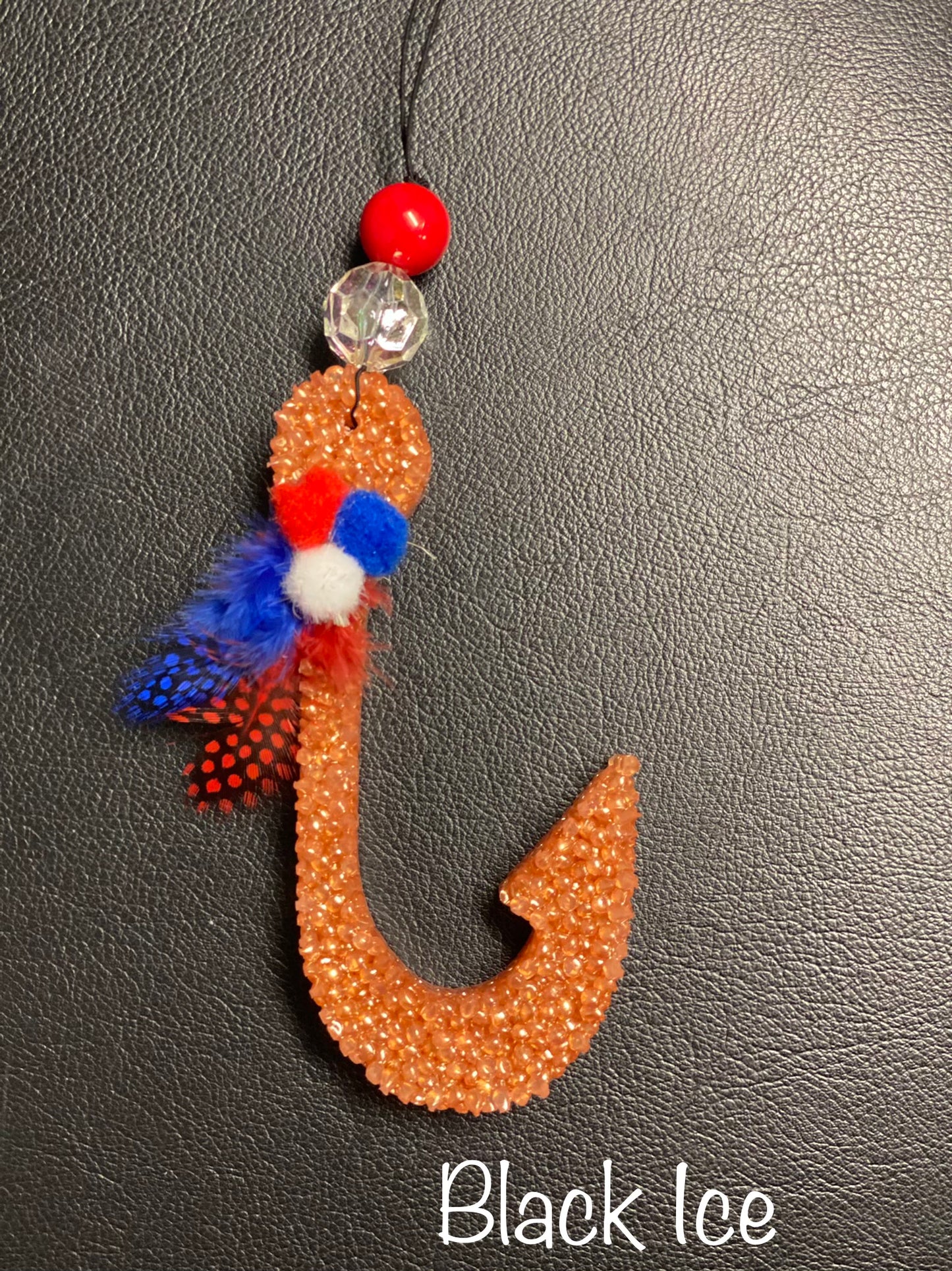 {Fish hook} Medium Freshie