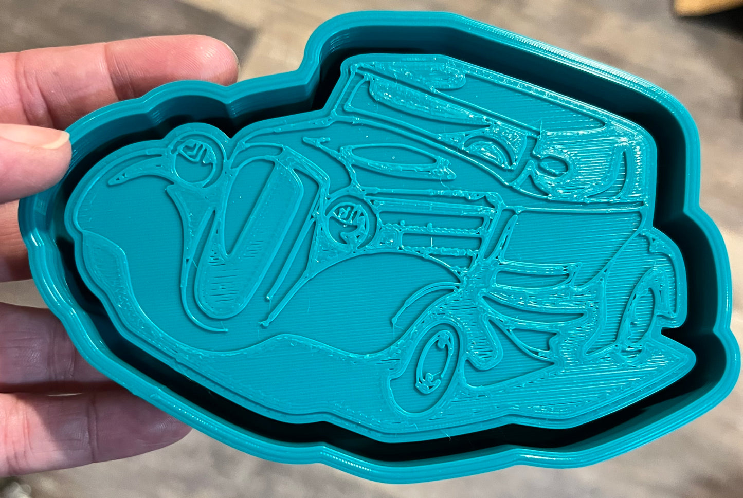 {vintage car} Silicone Mold