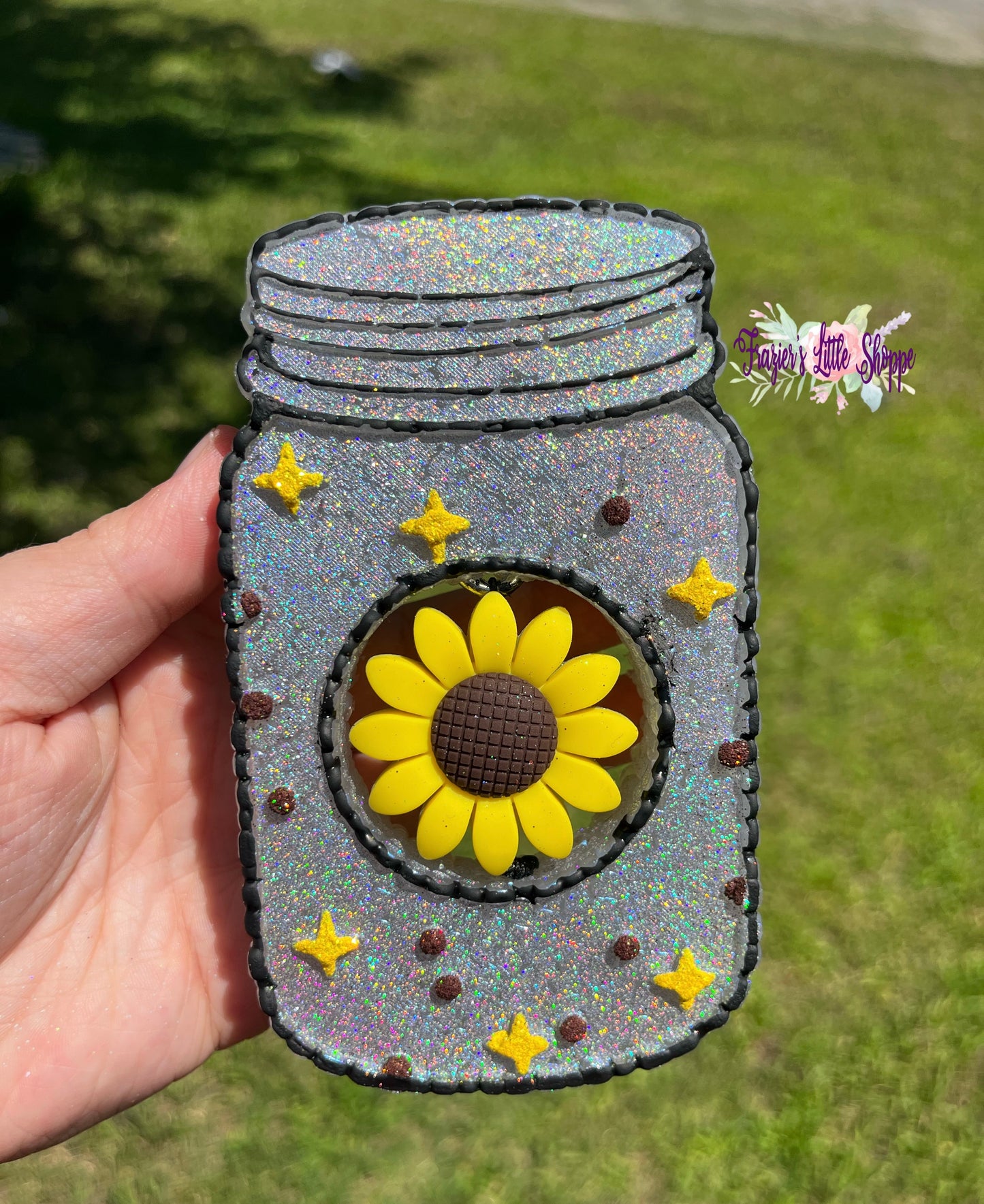 {Mason Jar Cut Out} Large Freshie