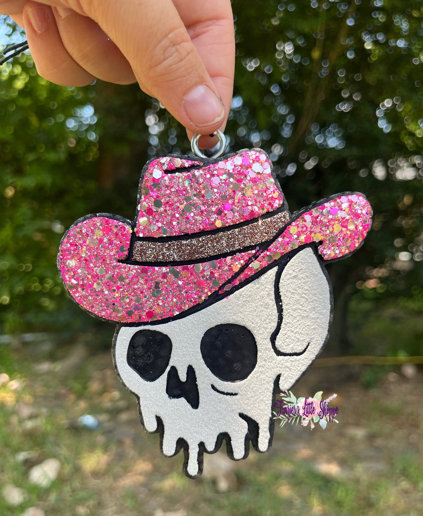 {Drip Cowboy Skull} Medium Freshie