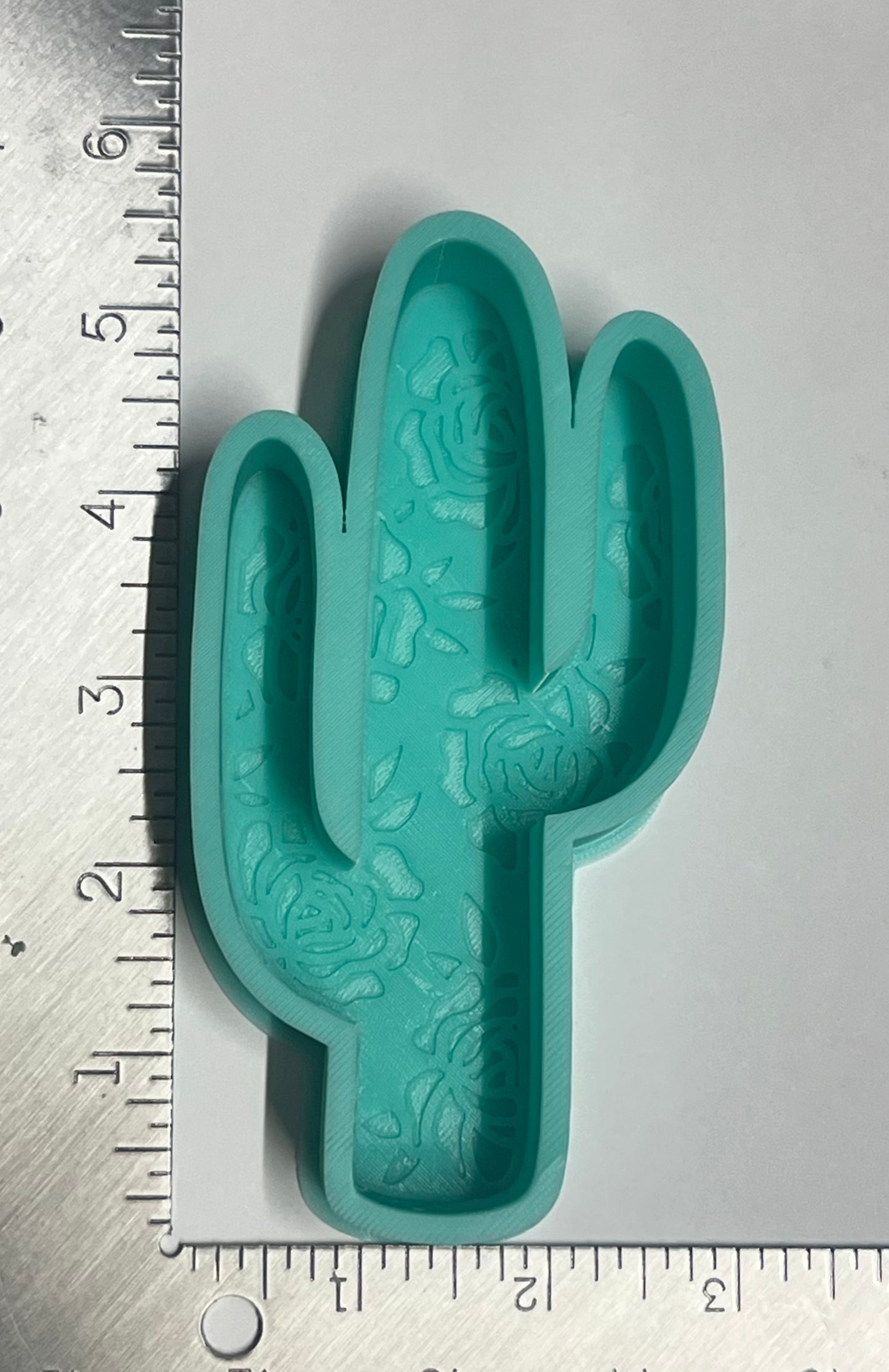 {floral cactus} DBD Silicone Mold