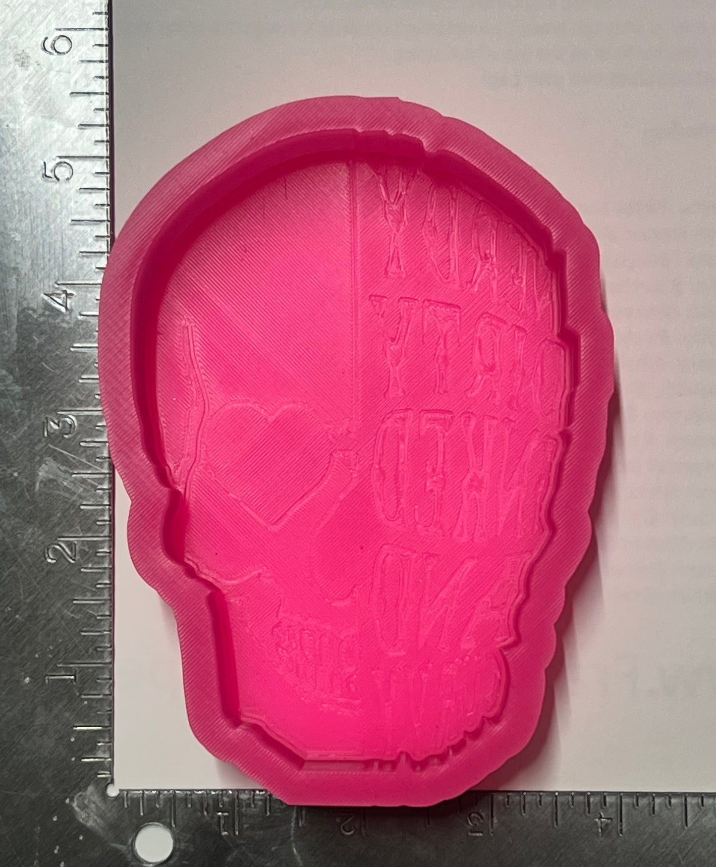 {nerdy dirty skull} DBD Silicone Mold