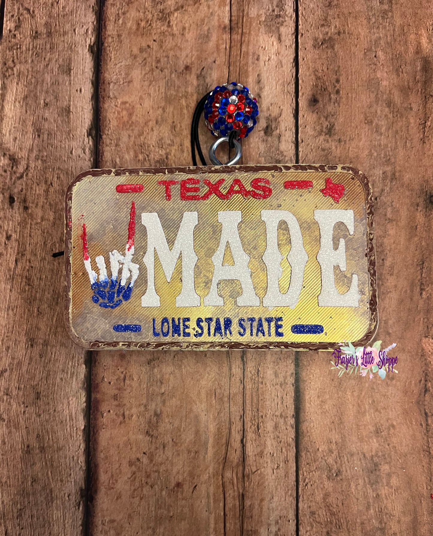 {Texas State Plate} Medium Freshie